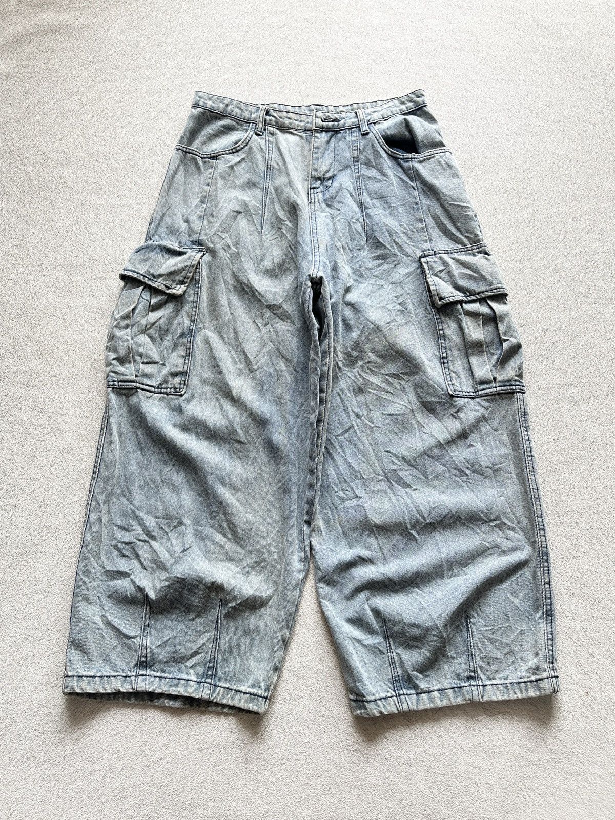 Yohji Yamamoto 2000s Cargo Super Wide Balloon Pants Size US 32 / EU 48 - 1 Thumbnail