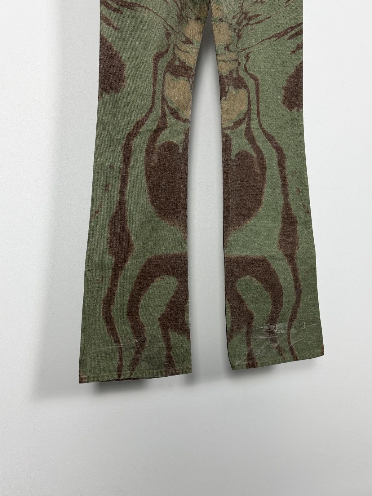 Roberto Cavalli Roberto Cavalli S/S2002 Reversible Psychedelic Denim Jeans Size 30" / US 8 / IT 44 - 12 Thumbnail