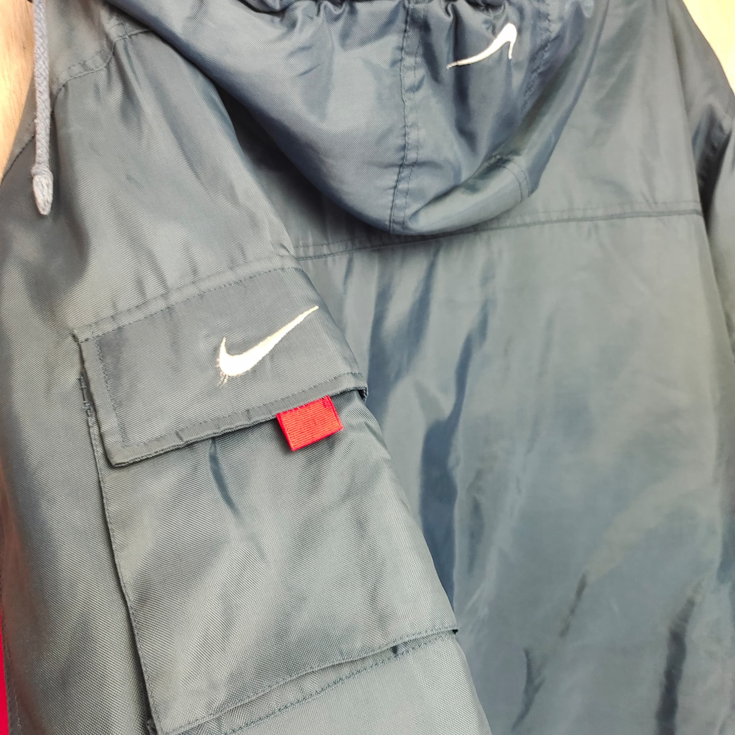 Nike × Vintage VINTAGE SUN FADED NIKE JUST DO IT HEAVY JACKET Size US M / EU 48-50 / 2 - 6 Thumbnail