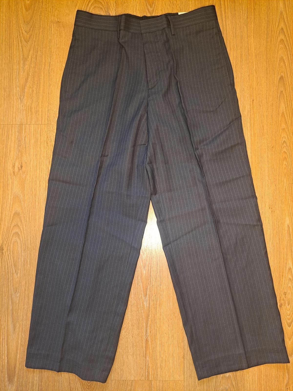 Structure NEW Structure Dress Pants Mens 32x30 Charcoal Gray Striped Size 38R - 6 Thumbnail