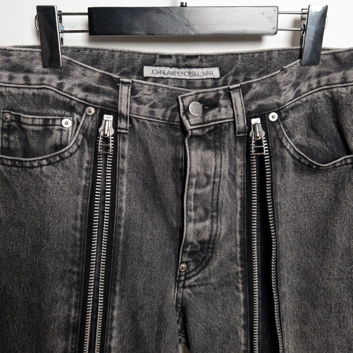 JOHN LAWRENCE SULLIVAN John Lawrence Sullivan Denim Zipped Pants Size US 30 / EU 46 - 6 Thumbnail