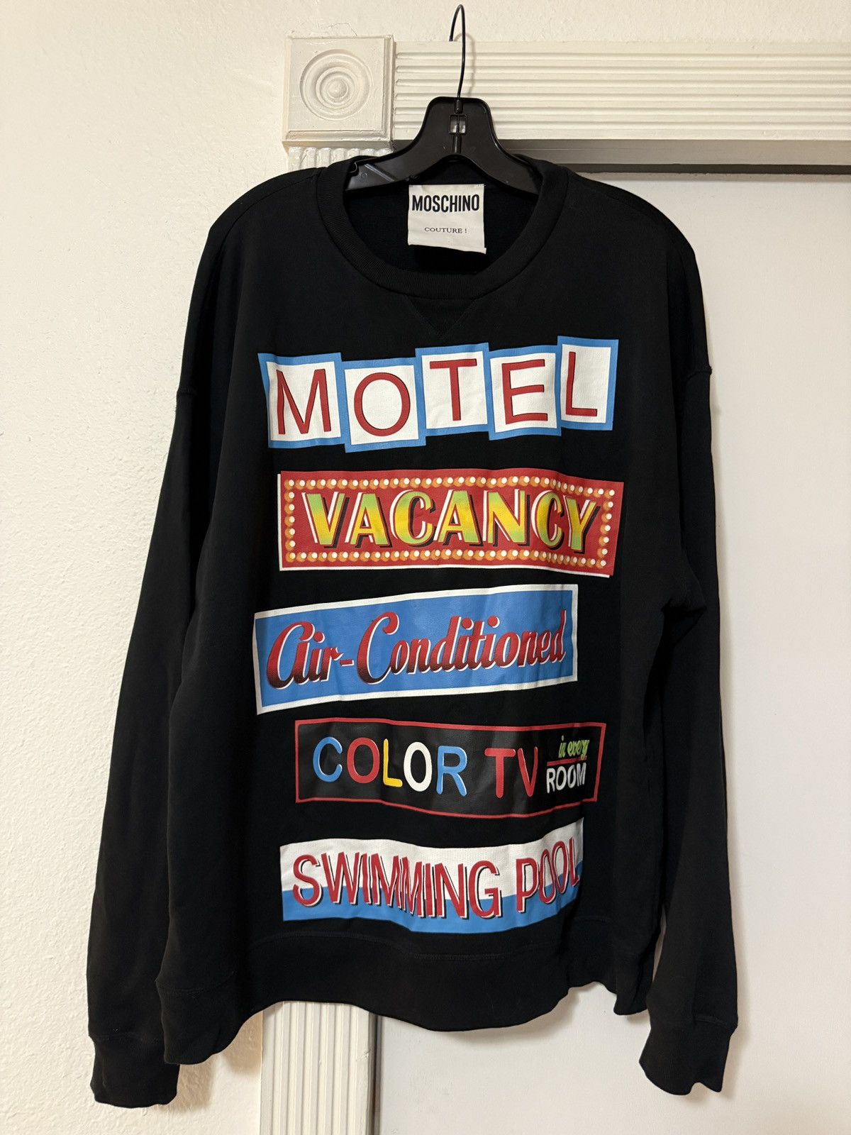 Moschino Moschino Couture! Runway Motel sweatshirt. Cotton. Size XL Size US XL / EU 56 / 4 - 1 Thumbnail