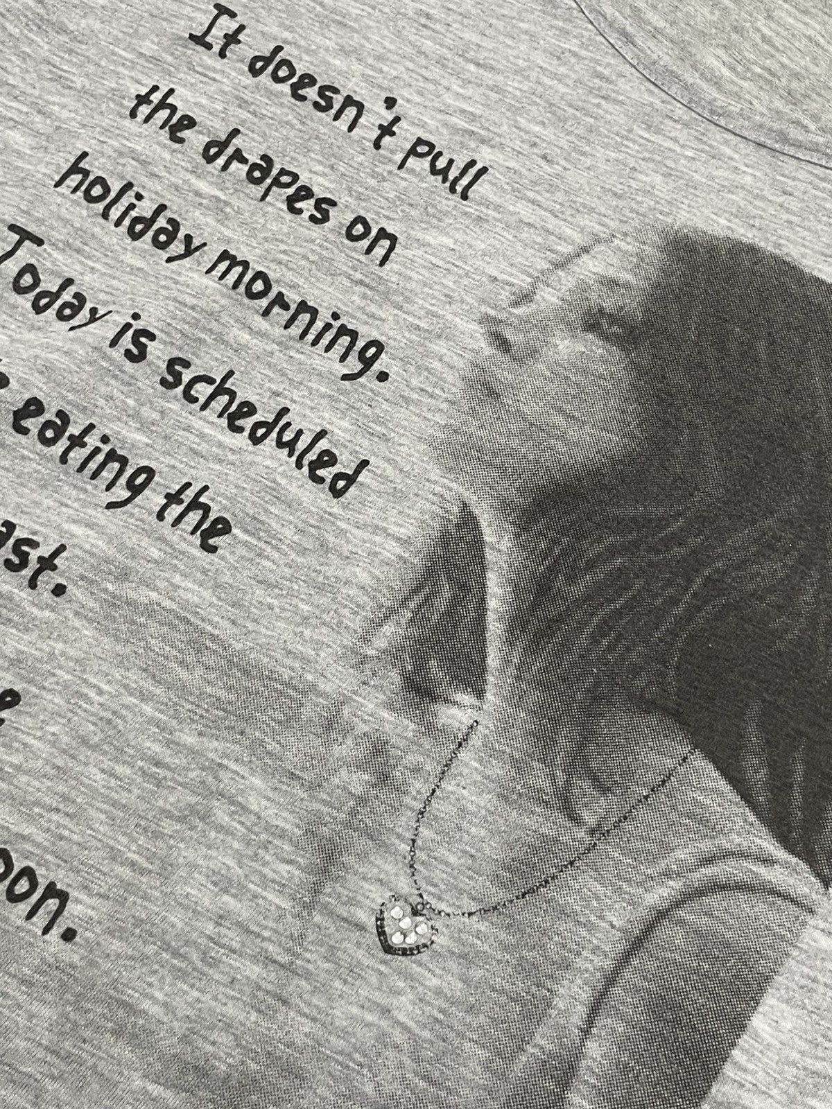 Hysteric Glamour × Japanese Brand Cinema Unisex Women Photo Glamour Wording Poem Size US XS / EU 42 / 0 - 6 Thumbnail