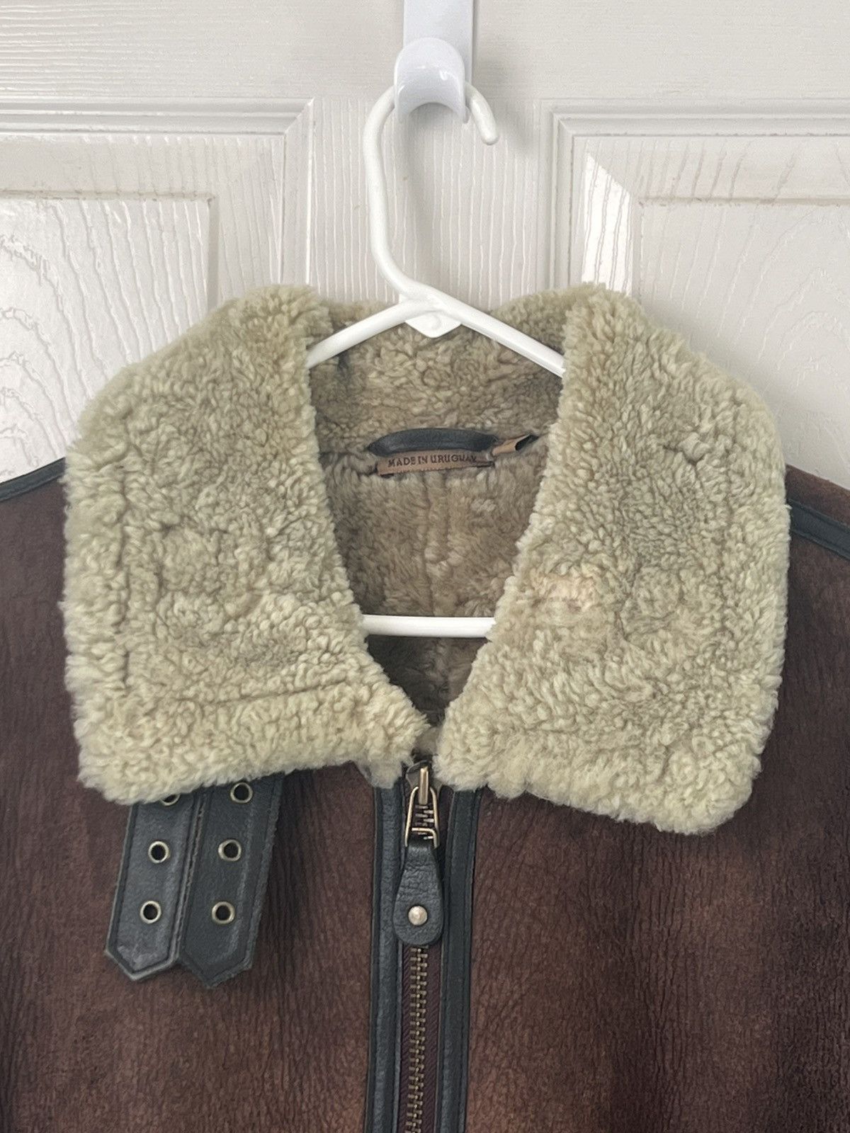 Vintage VINTAGE Shearling Pilot Jacket Size US L / EU 52-54 / 3 - 2 Thumbnail