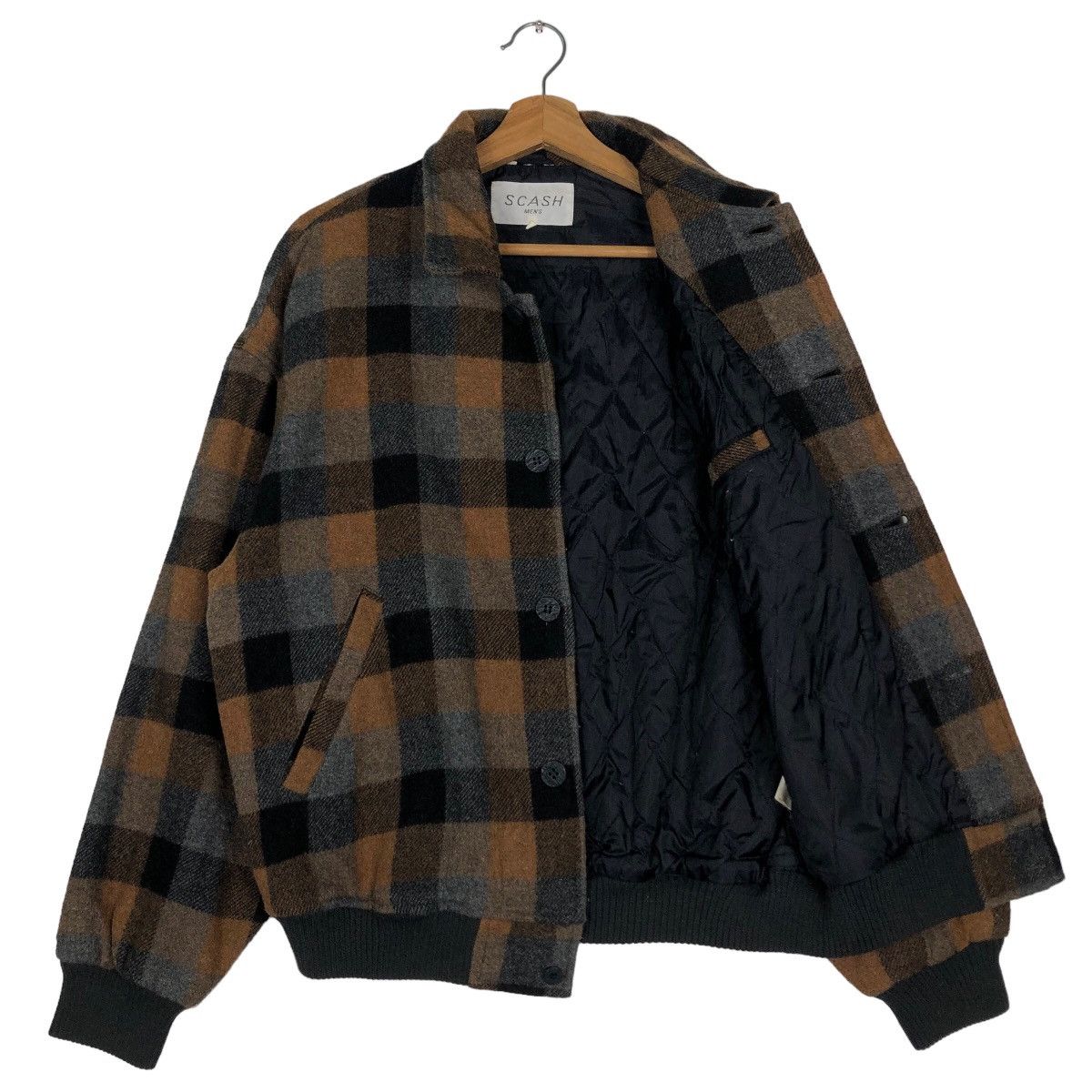 Japanese Brand 🔥Bomber Jacket Tartan Design Scash Issey Miyake Japan Size US M / EU 48-50 / 2 - 9 Thumbnail