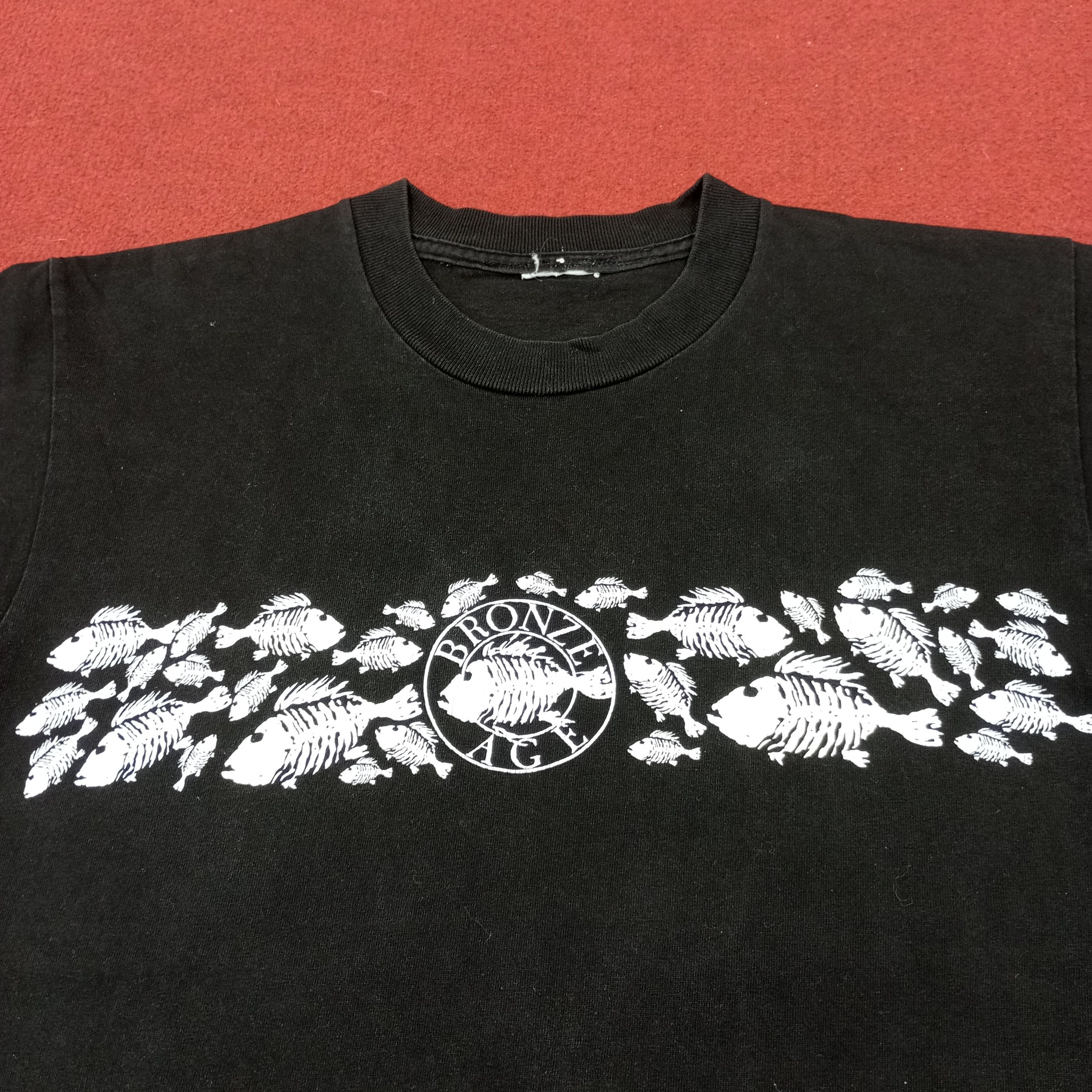 Vintage Bronze Age Skater Surfing Style Vintage Tshirt Size US M / EU 48-50 / 2 - 2 Thumbnail