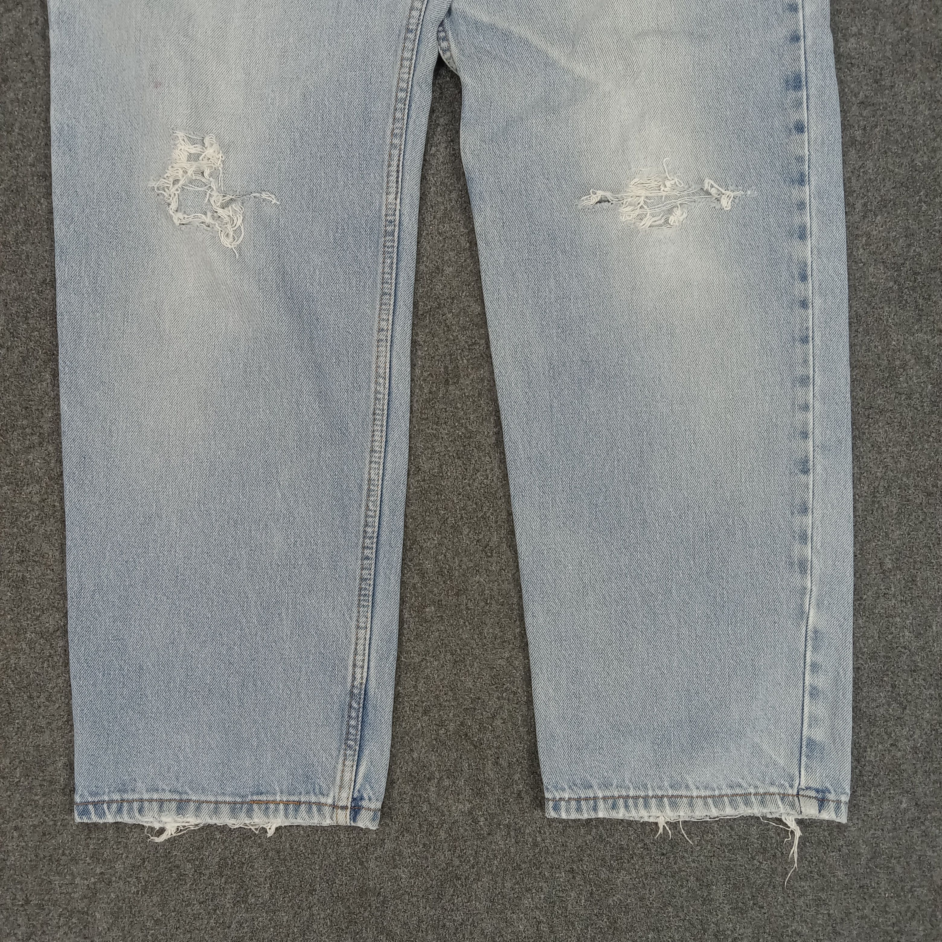 Levi's × Vintage Levi's 550 American Distressed Denim Jeans Size US 35 - 4 Thumbnail