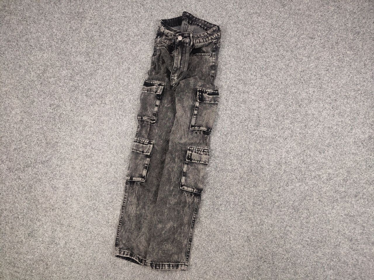 If Six Was Nine Baggy Faded Cargo If Six Was Nine Style Parachute Y2K Pants Size US 31 - 3 Thumbnail