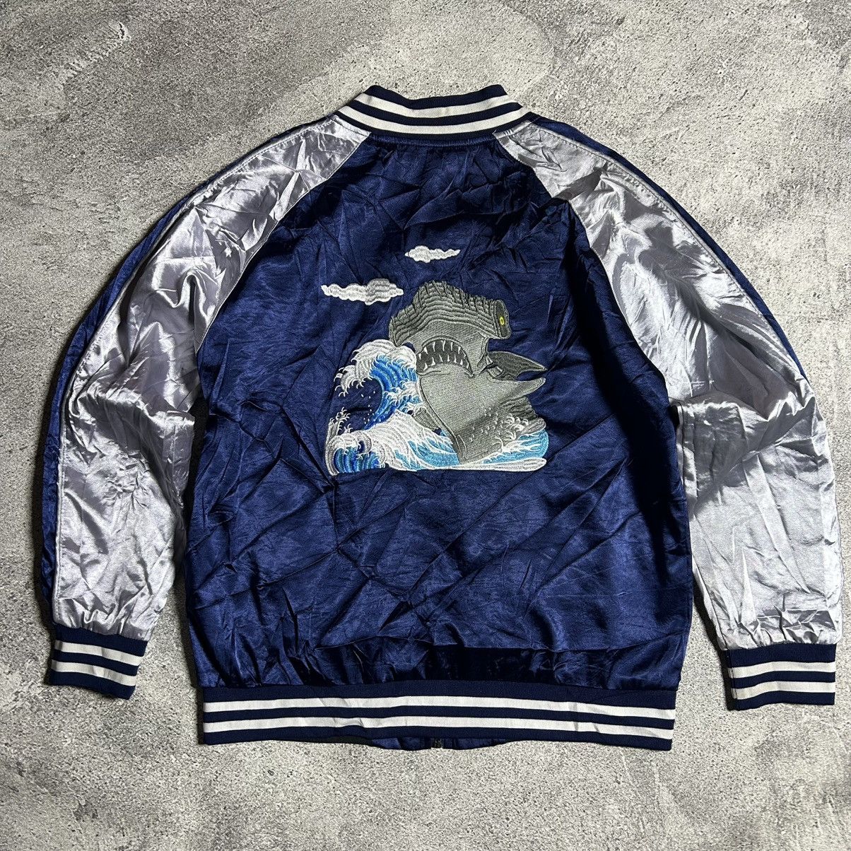 Japanese Brand Vintage Bombers Jacket Sukajan BANMABAO Size US L / EU 52-54 / 3 - 3 Thumbnail