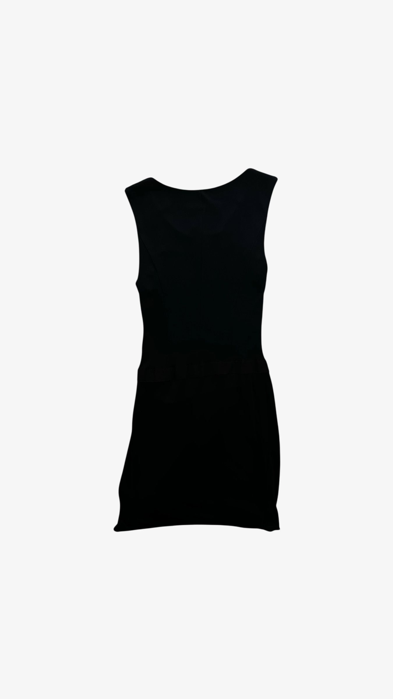 Moschino Vintage 90s Women's Moschino Black Dress With Bow Waist Size S / US 4 / IT 40 - 4 Thumbnail