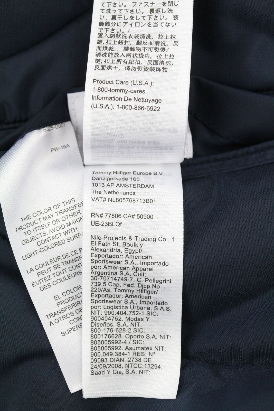 Tommy Hilfiger REVERSIBLE QUILTED M Blue Quilted Hooded Zip Jacket 86388 Size US M / EU 48-50 / 2 - 11 Thumbnail