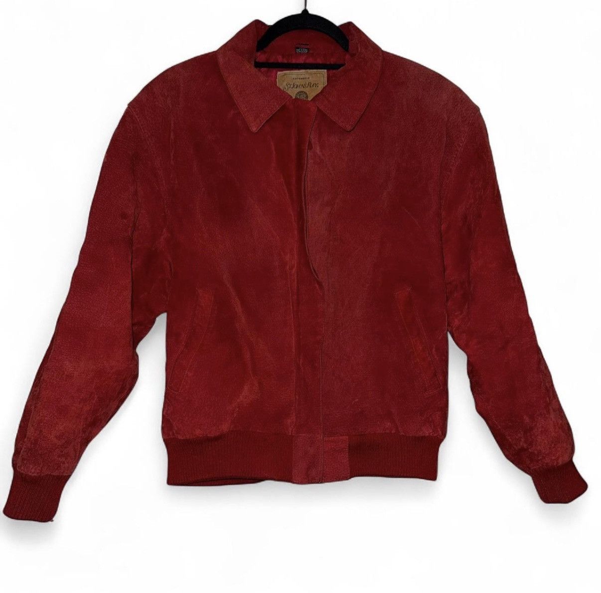 Vintage Vintage red suede jacket Size US S / EU 44-46 / 1 - 1 Thumbnail