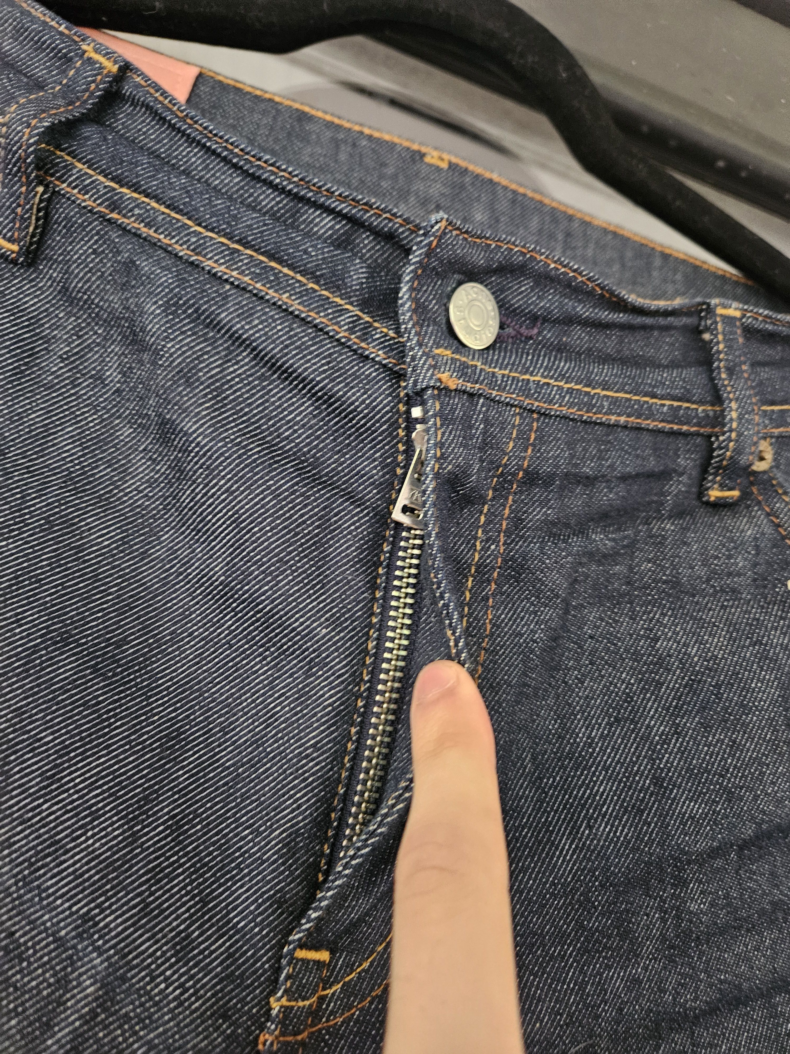 Acne Studios Blå Konst North Indigo Back Patch Dark Blue Denim Jeans Size US 34 / EU 50 - 5 Thumbnail