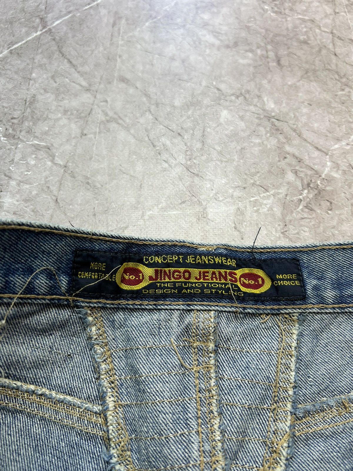 JNCO × Vintage JNCO Jean Denim Shorts Baggy Utility Carpenter Size US 34 / EU 50 - 10 Thumbnail