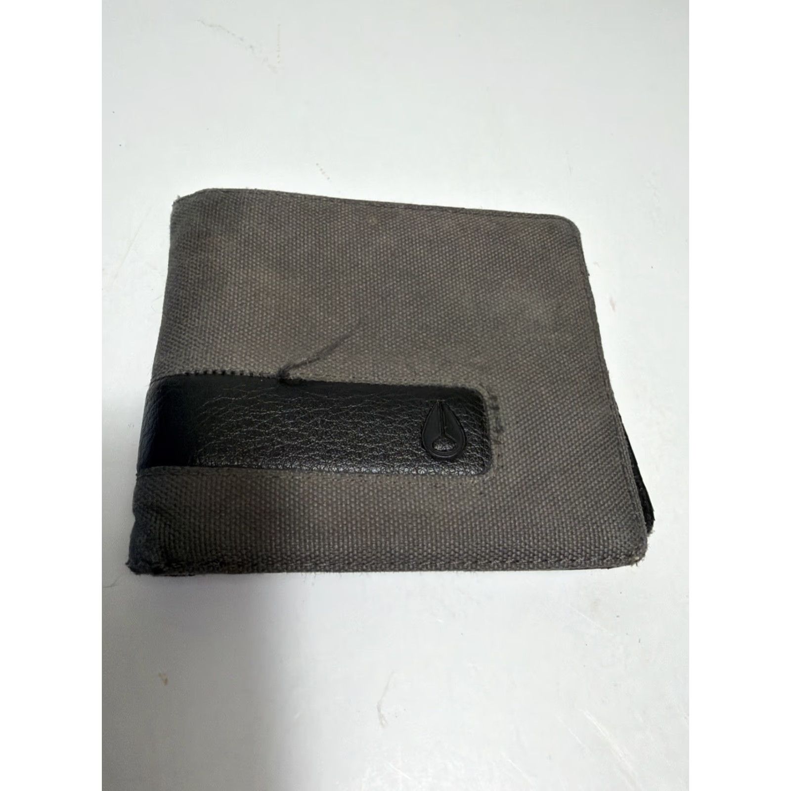 Nixon Nixon Showoff Wallet Bifold Men Canvas Leather Gray Black 4x3.5 Size ONE SIZE - 3 Thumbnail