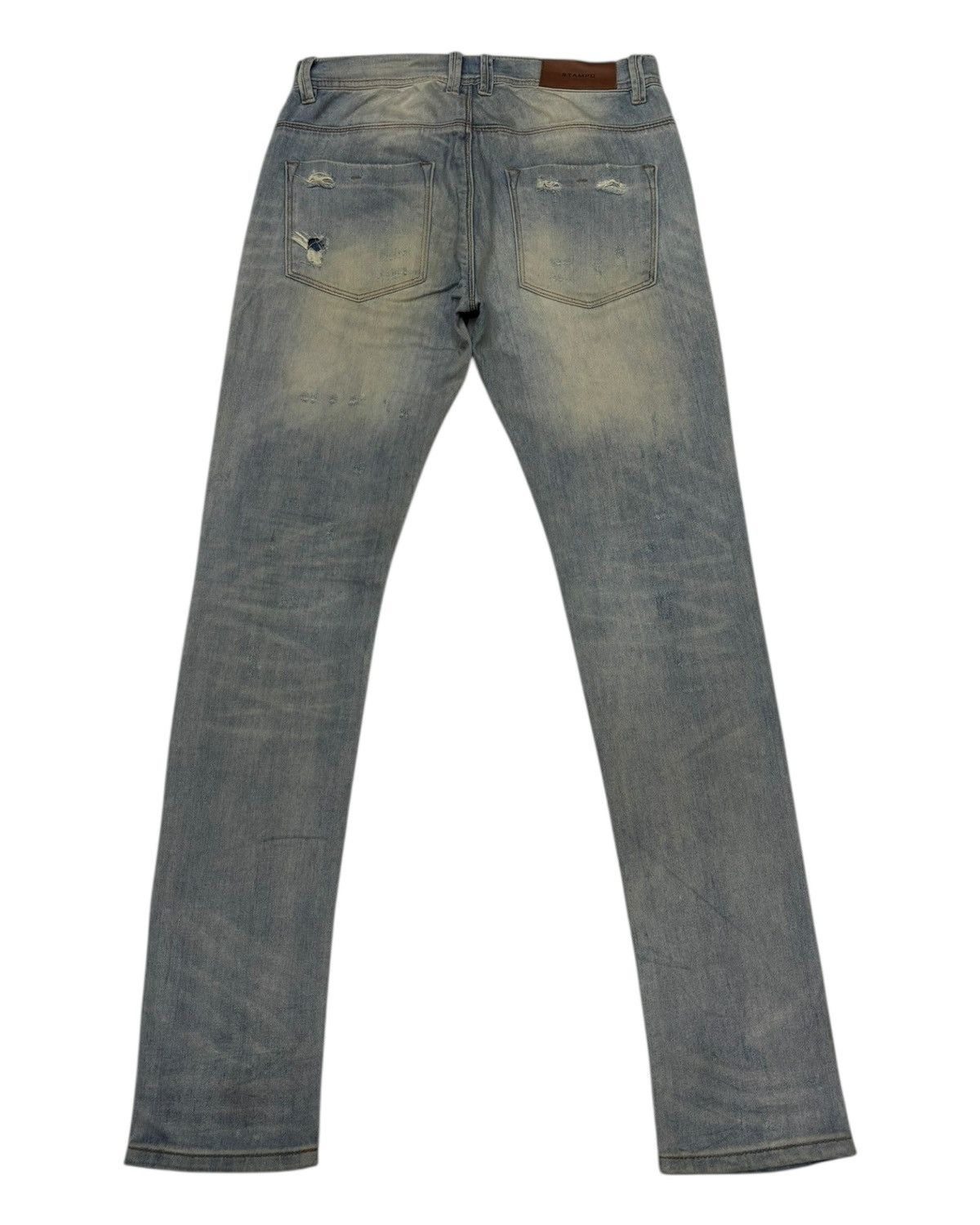 Stampd STAMPD THRASHED DISTRESSED DENIM JEANS Size US 30 / EU 46 - 2 Thumbnail