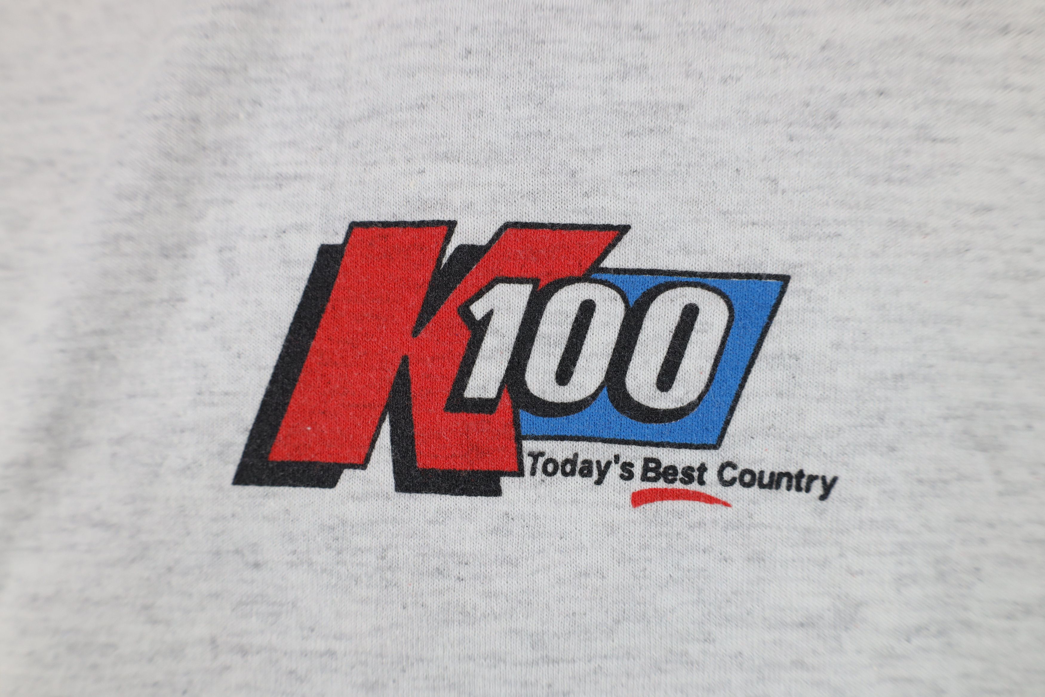 Vintage Vintage Best Country Music Radio Short Sleeve T-Shirt Gray Size US XL / EU 56 / 4 - 4 Thumbnail