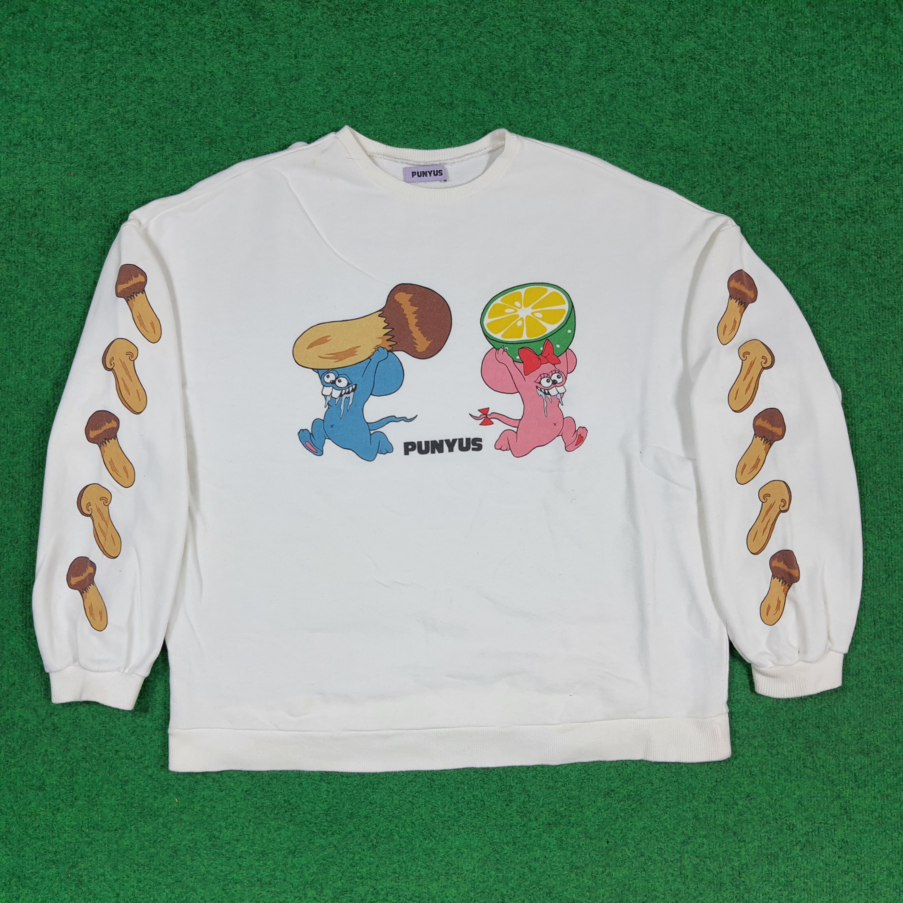 Japanese Brand Vintage PUNYUS Naomi Watanabe Sweatshirt C295N20 Size US XL / EU 56 / 4 - 1 Thumbnail