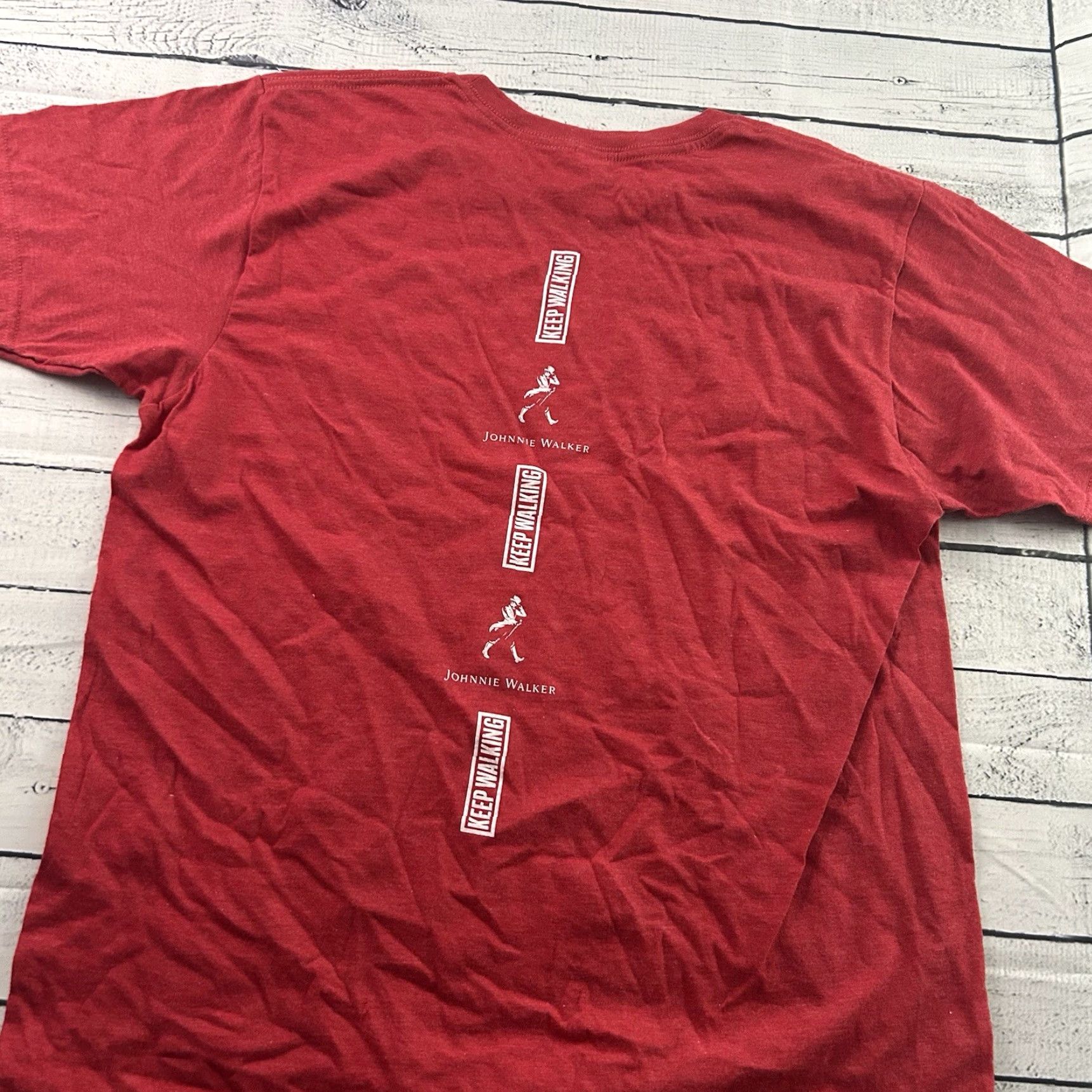 johnnie-O Johnnie Walker Short Sleeve T Shirt Men's Large Red Size US L / EU 52-54 / 3 - 6 Thumbnail