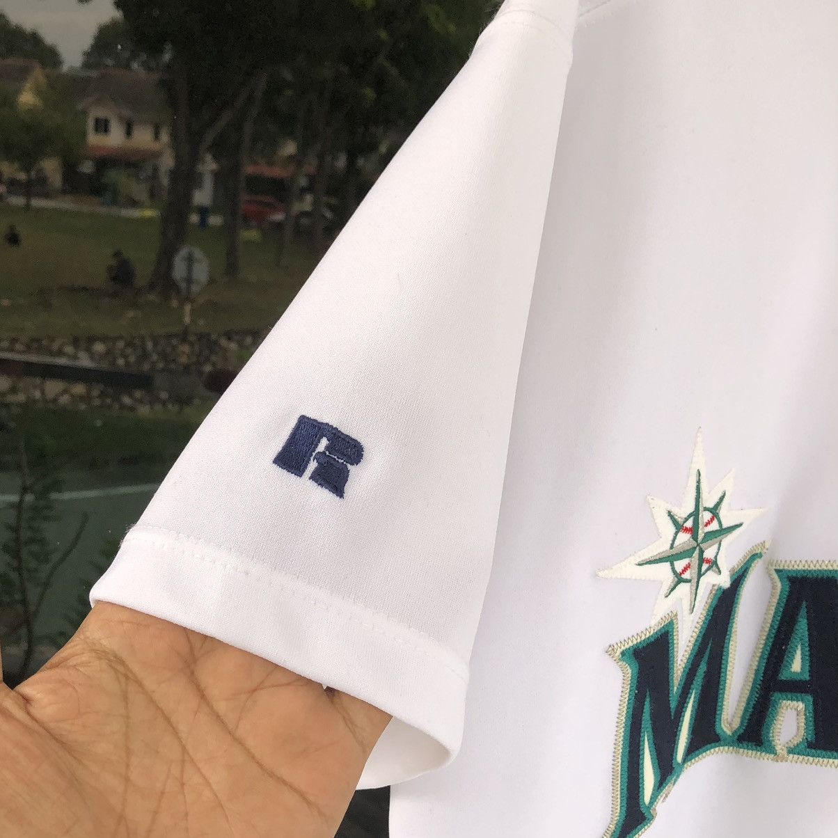 Vintage VINTAGE 1994 MARINERS RUSSELL JERSEY 19 DIAMOND COLLECTION Size US XL / EU 56 / 4 - 9 Thumbnail