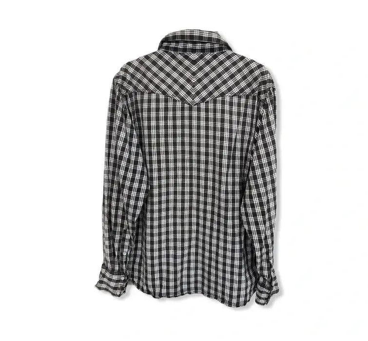 Japanese Brand Japanese Brand Back Number Plaid Tartan Shirt Button Up Size US L / EU 52-54 / 3 - 4 Thumbnail
