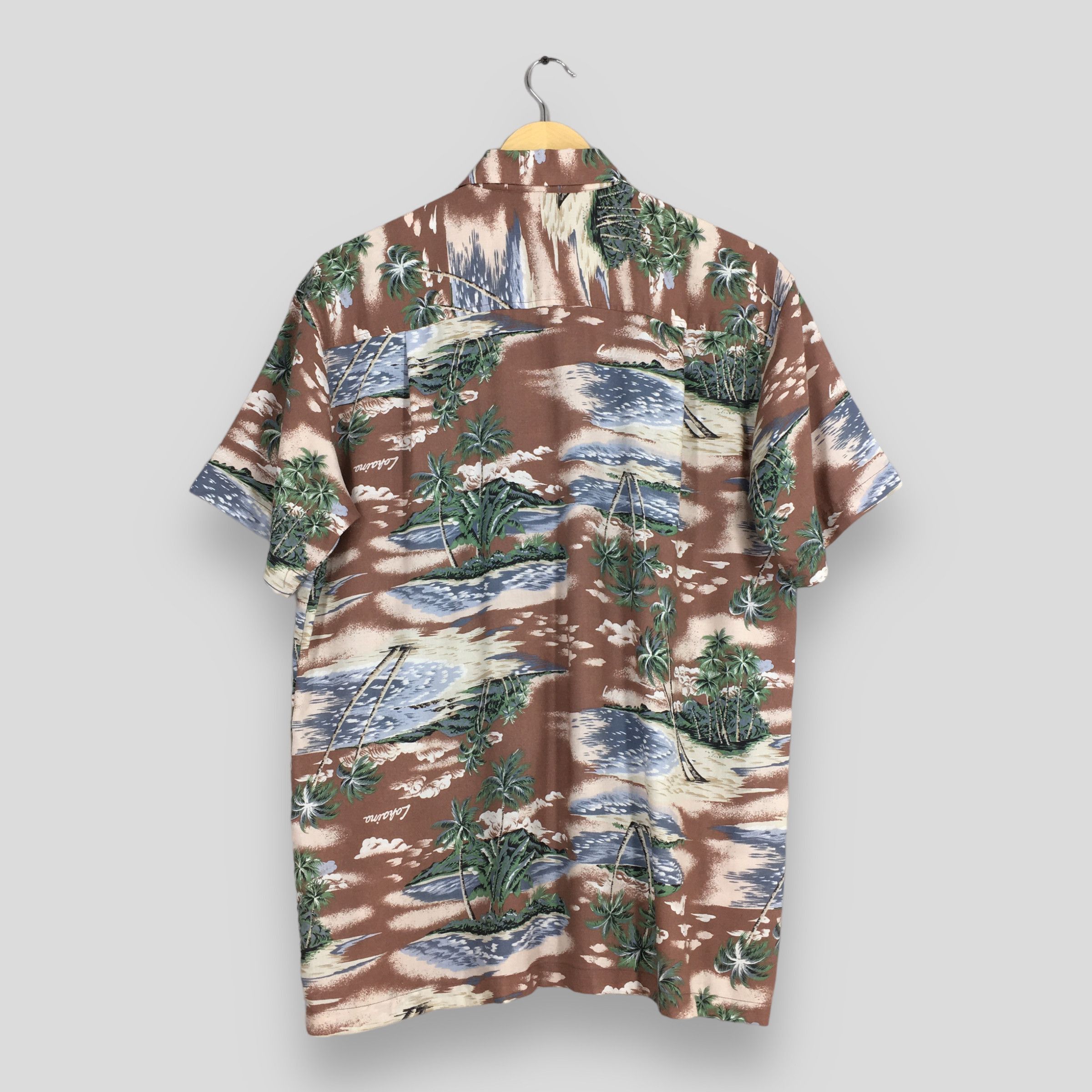 Other Vintage 80s Japanese Hawaiian Aloha Coconut Tree Shirt Large Size US L / EU 52-54 / 3 - 7 Thumbnail