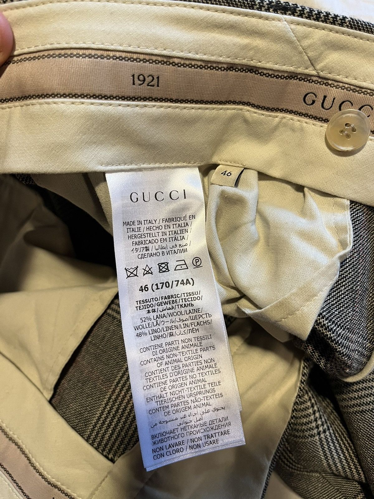 Gucci Gucci flared wool/lined trousers. Size US 30 / EU 46 - 7 Thumbnail