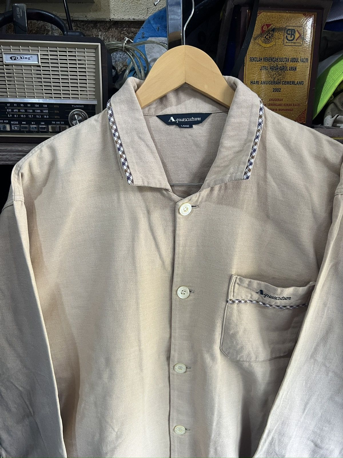Aquascutum 🔥Made in Japan Aquascutum Shirt Size US L / EU 52-54 / 3 - 5 Thumbnail