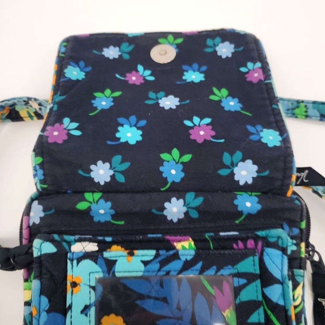 Vera Bradley Vera Bradley Midnight Blues Mini Hipster Crossbody Purse" Size ONE SIZE - 4 Thumbnail