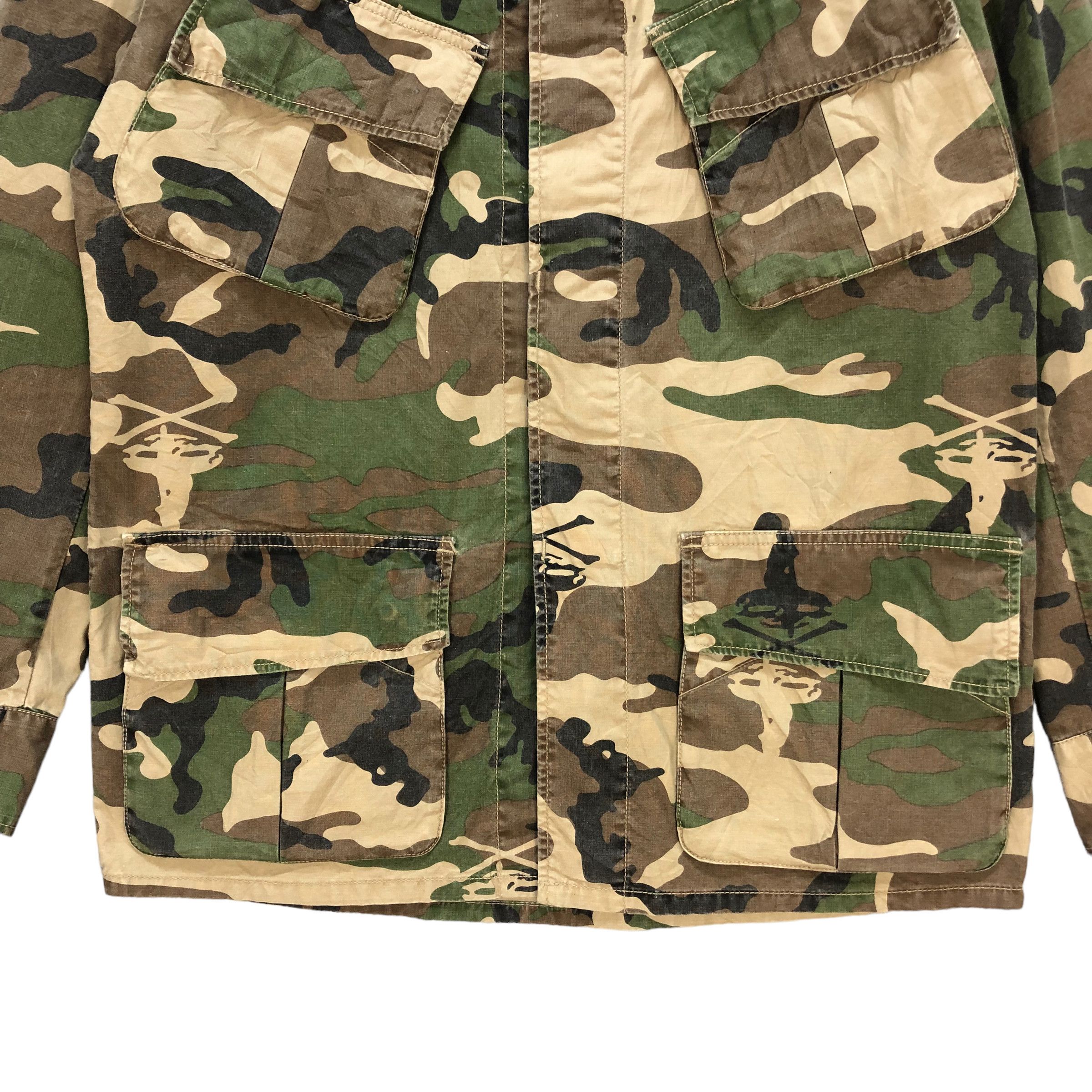 Hysteric Glamour HYSTERIC GLAMOUR BAG BIG LOGO CAMO FIELD JACKET #7340-130 Size US L / EU 52-54 / 3 - 3 Thumbnail