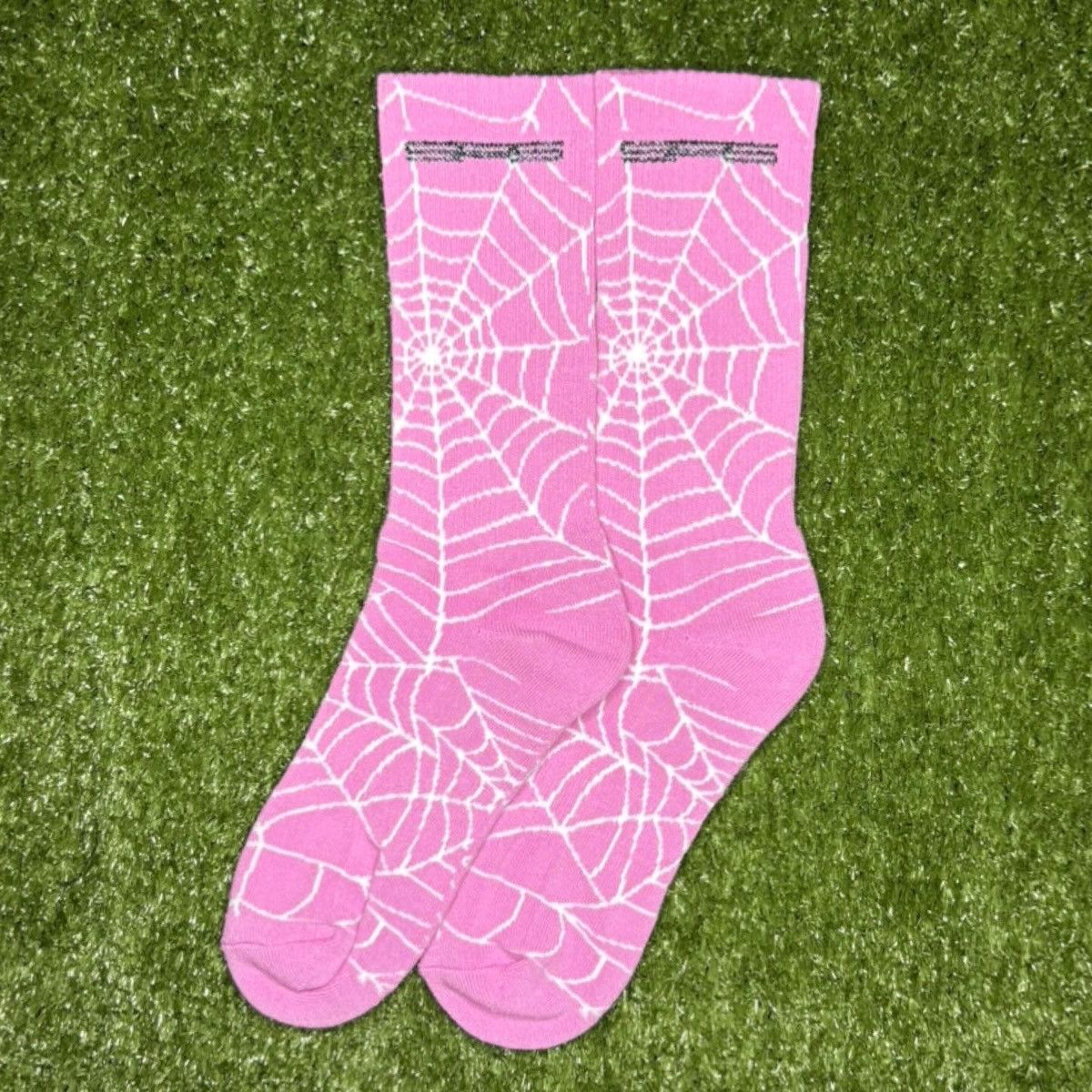 Sp5der Sp5der Worldwide Pink AOP Socks Size ONE SIZE - 2 Thumbnail