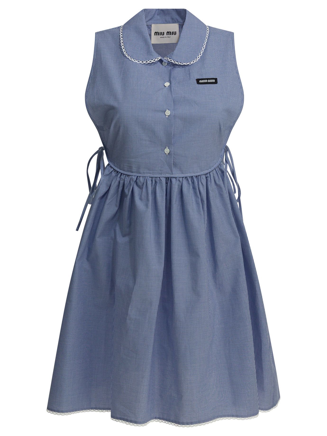 Miu Miu Miu Miu Short Dress With Logo tag size 40 Women - USA Duties Paid Size S / US 4 / IT 40 - 1 Thumbnail