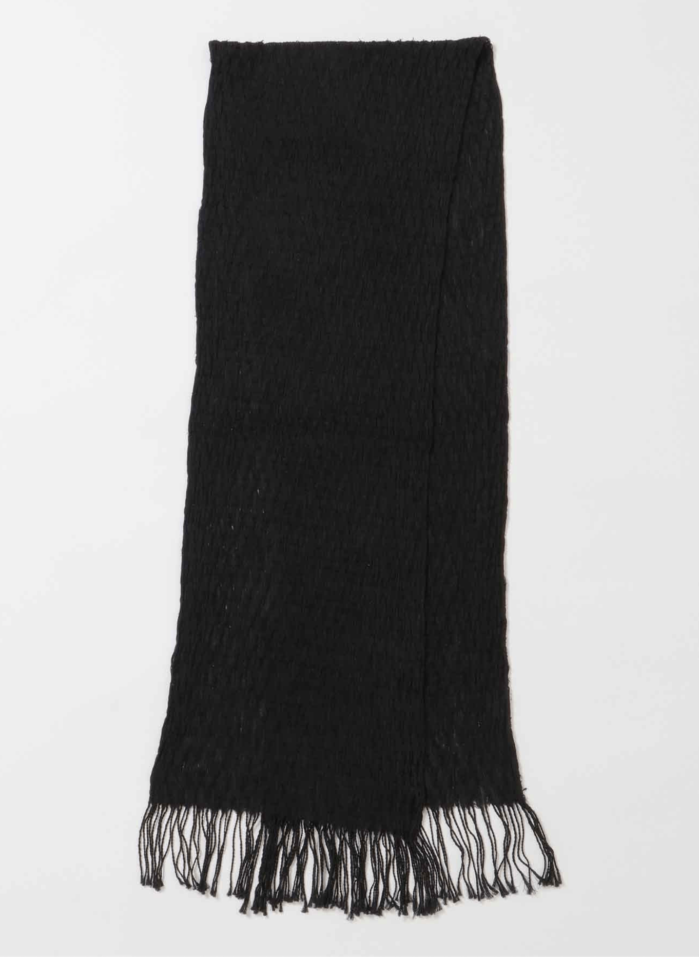 Y's × Yohji Yamamoto Y's Yohji Yamamoto - DIAGONAL PLAID STRIPE STOLE Size ONE SIZE - 4 Thumbnail