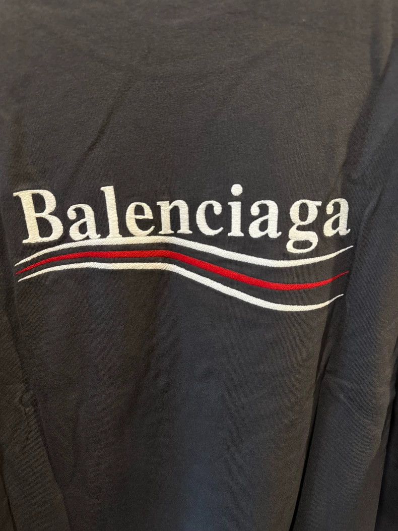 Balenciaga Balenciaga Embroidered Coke Short Sleeve Grey Size US L / EU 52-54 / 3 - 5 Thumbnail