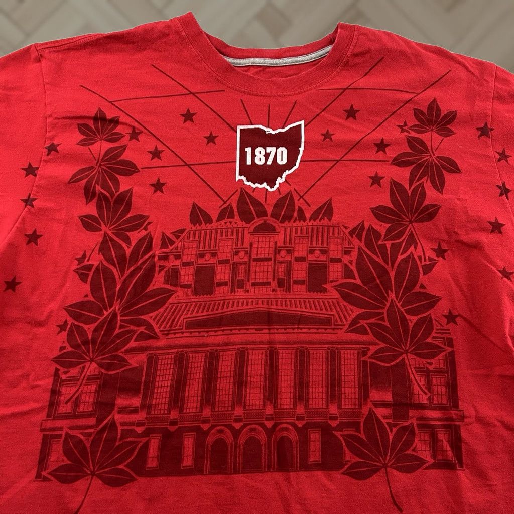 Nike Nike Ohio State Short Sleeve T Shirt Mens 2XL Red Size US XXL / EU 58 / 5 - 1 Thumbnail