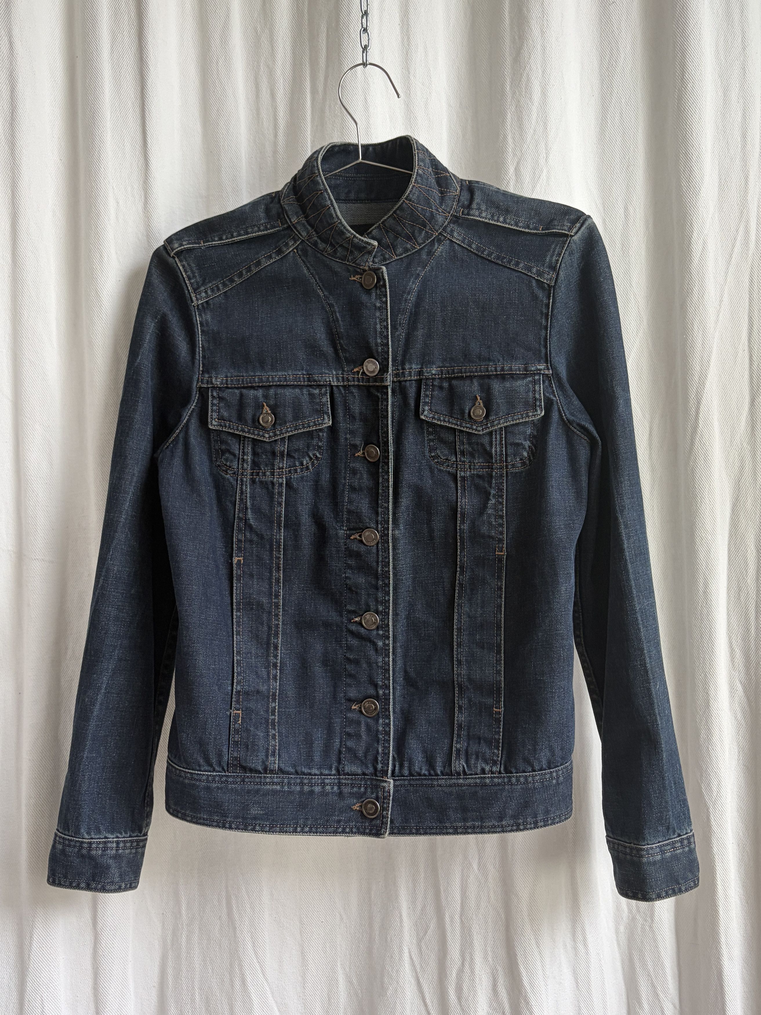 Gucci by Tom Ford SS02 Military Trucker Denim Jacket Size M / US 6-8 / IT 42-44 - 1 Thumbnail