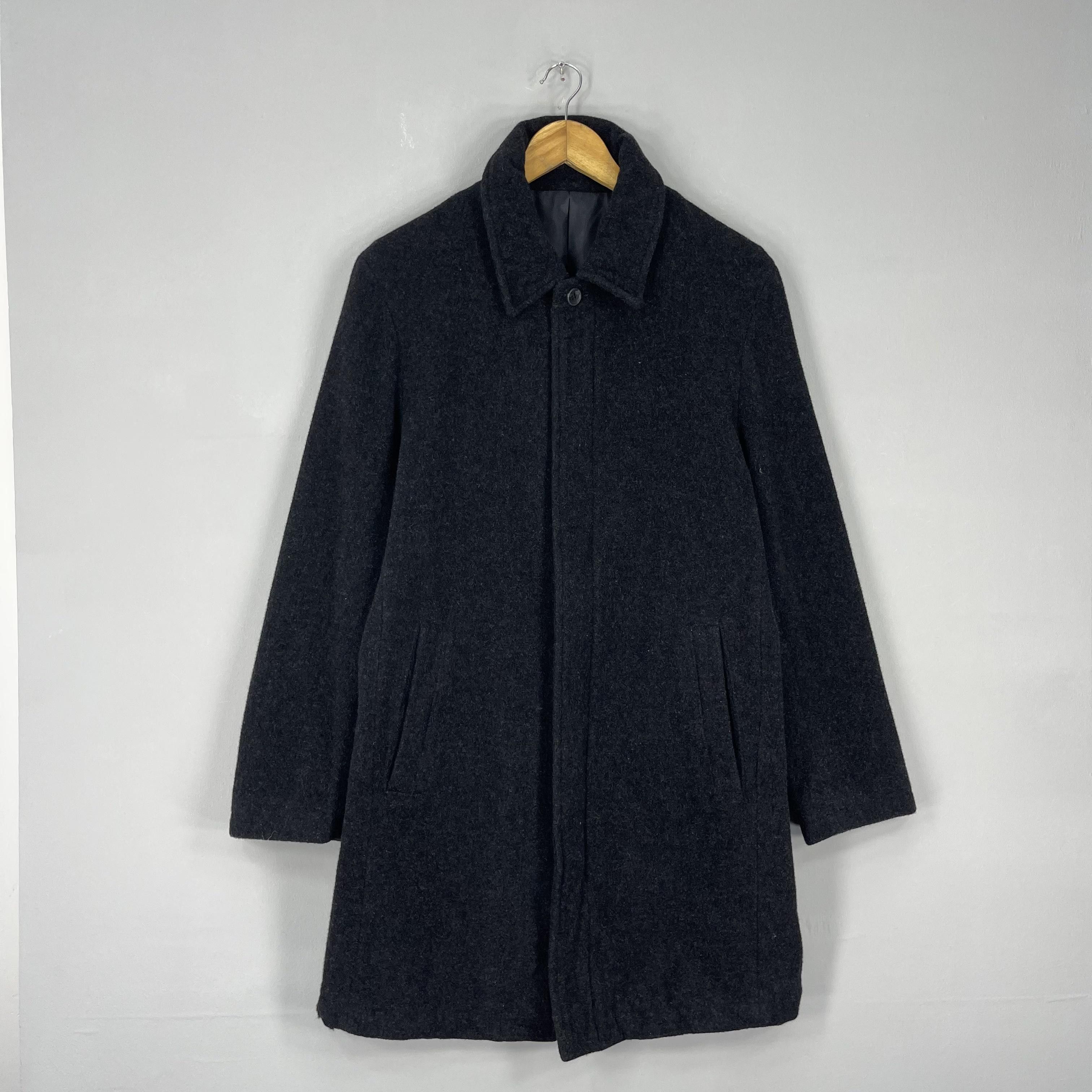PPFM Vintage PPFM Zip Up Heavyweight Wool Long Jacket Size US S / EU 44-46 / 1 - 4 Thumbnail