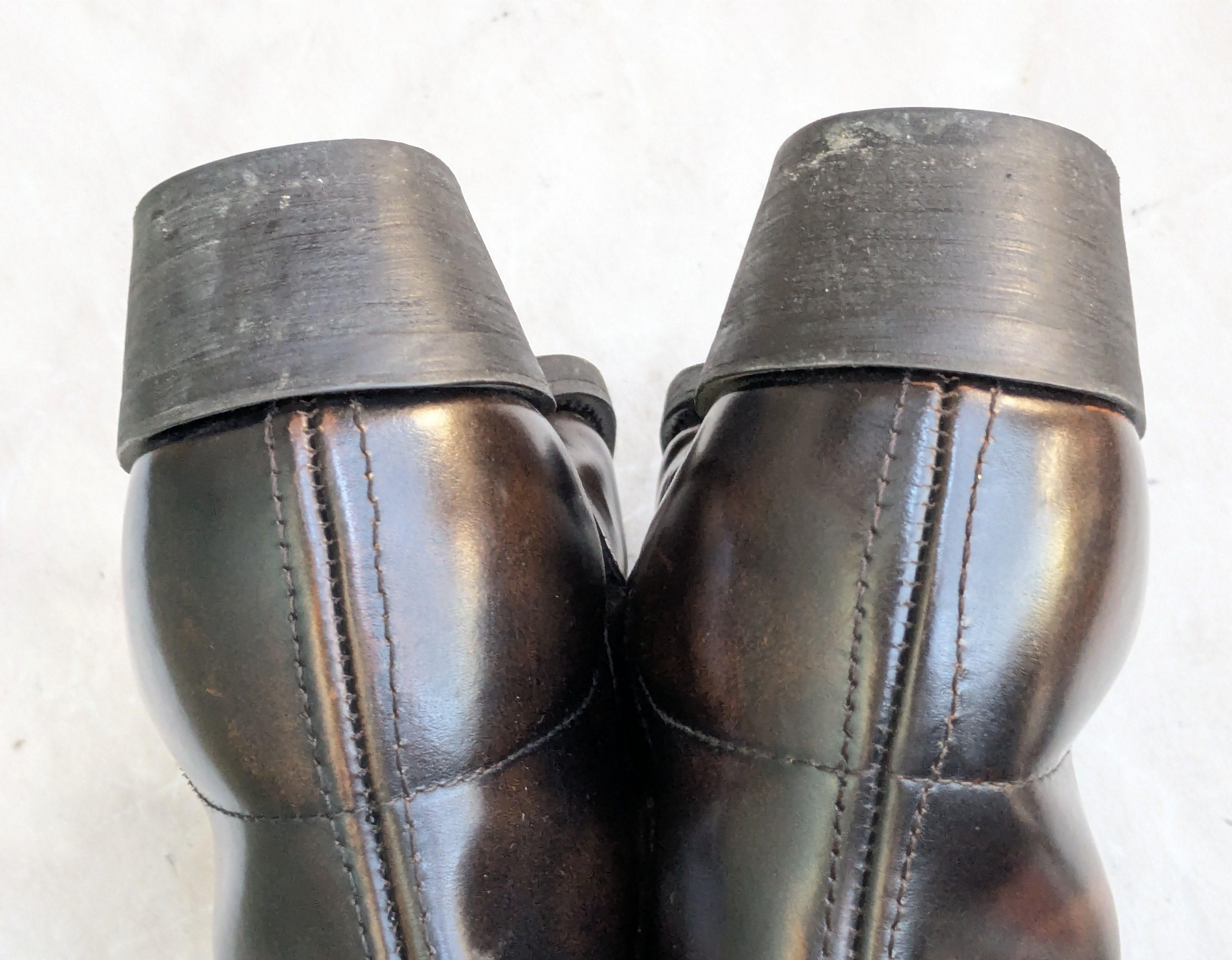 Genuine Leather Laredo Side Zip Boots Brown 11 Wide Leather Size US 11 / EU 44 - 12 Thumbnail