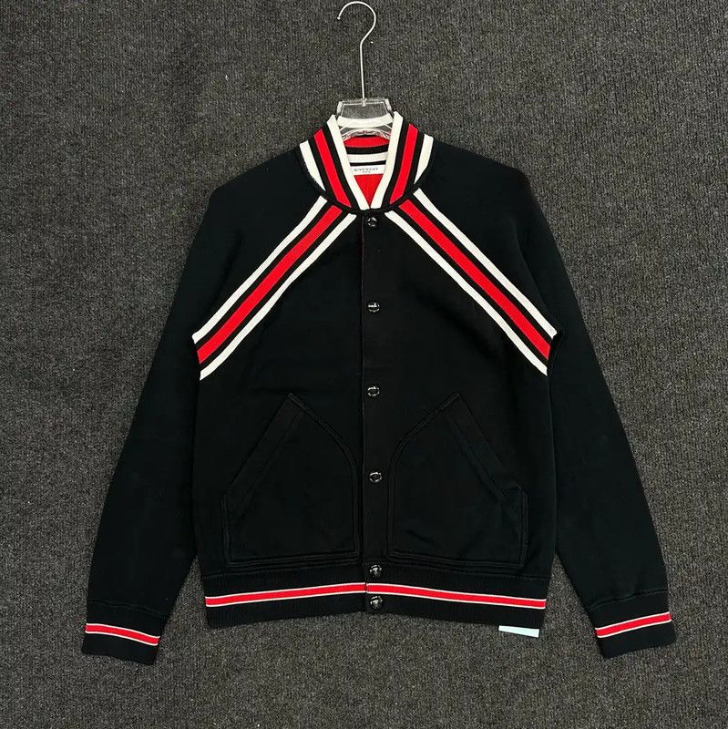Givenchy Givenchy Black Striped Long Sleeve Jacket 0089 Size US M / EU 48-50 / 2 - 1 Thumbnail