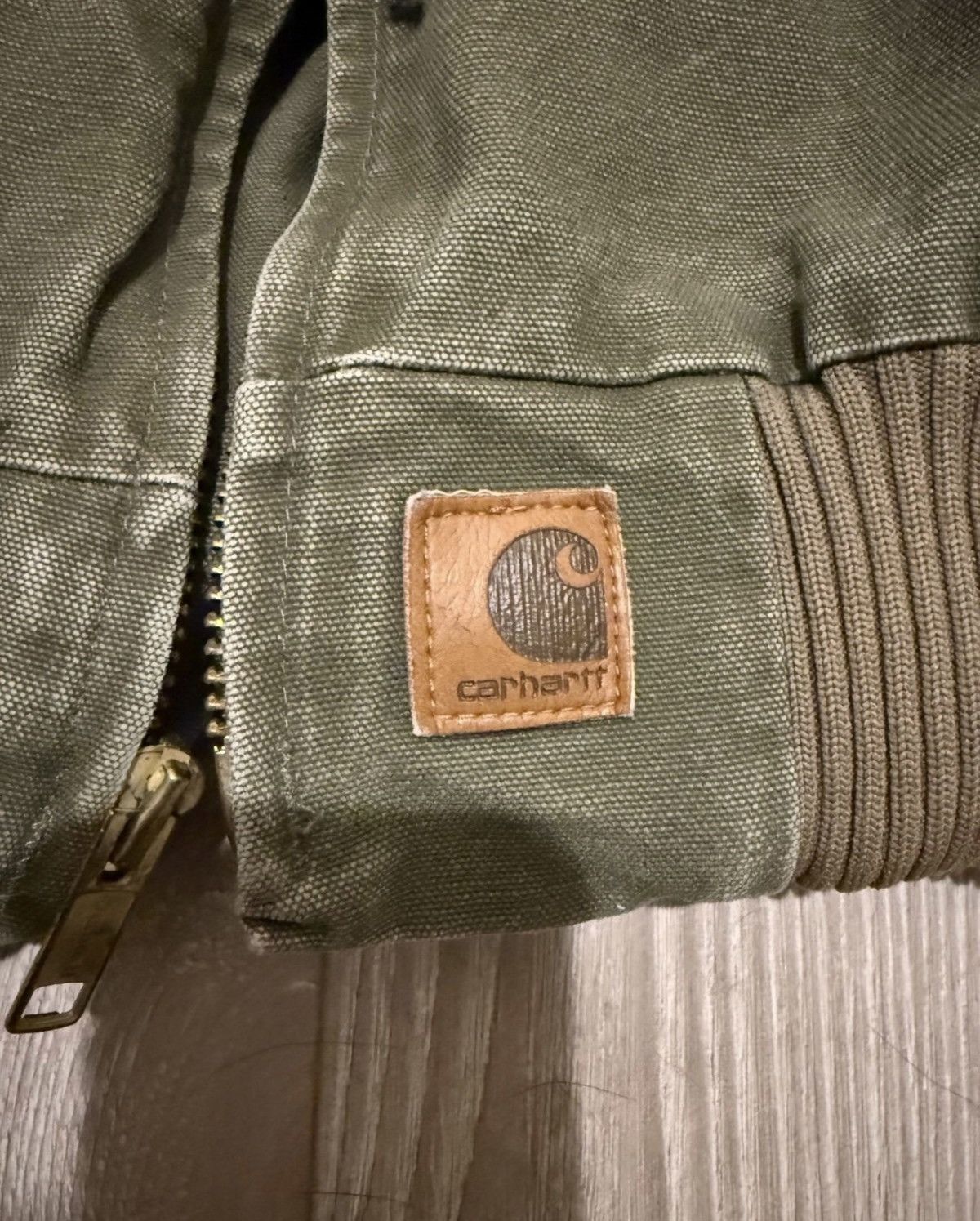 Carhartt Vintage Carhartt Santa Fe Jacket Work Canvas Jacket Olive Size US XL / EU 56 / 4 - 3 Thumbnail