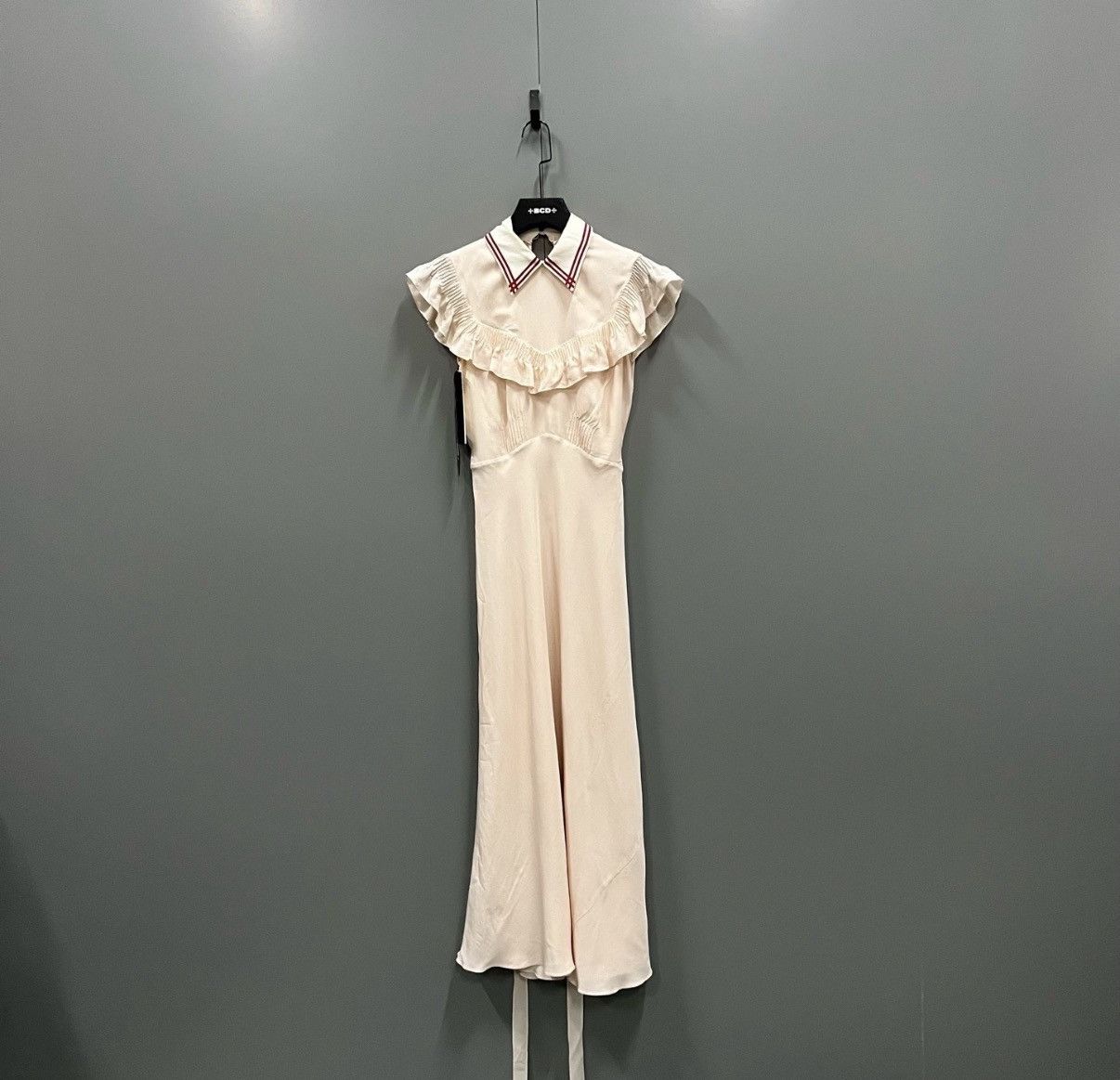 Miu Miu Miu Miu Pale Pink Ruffled Maxi Dress J41 Size XS / US 0-2 / IT 36-38 - 1 Thumbnail