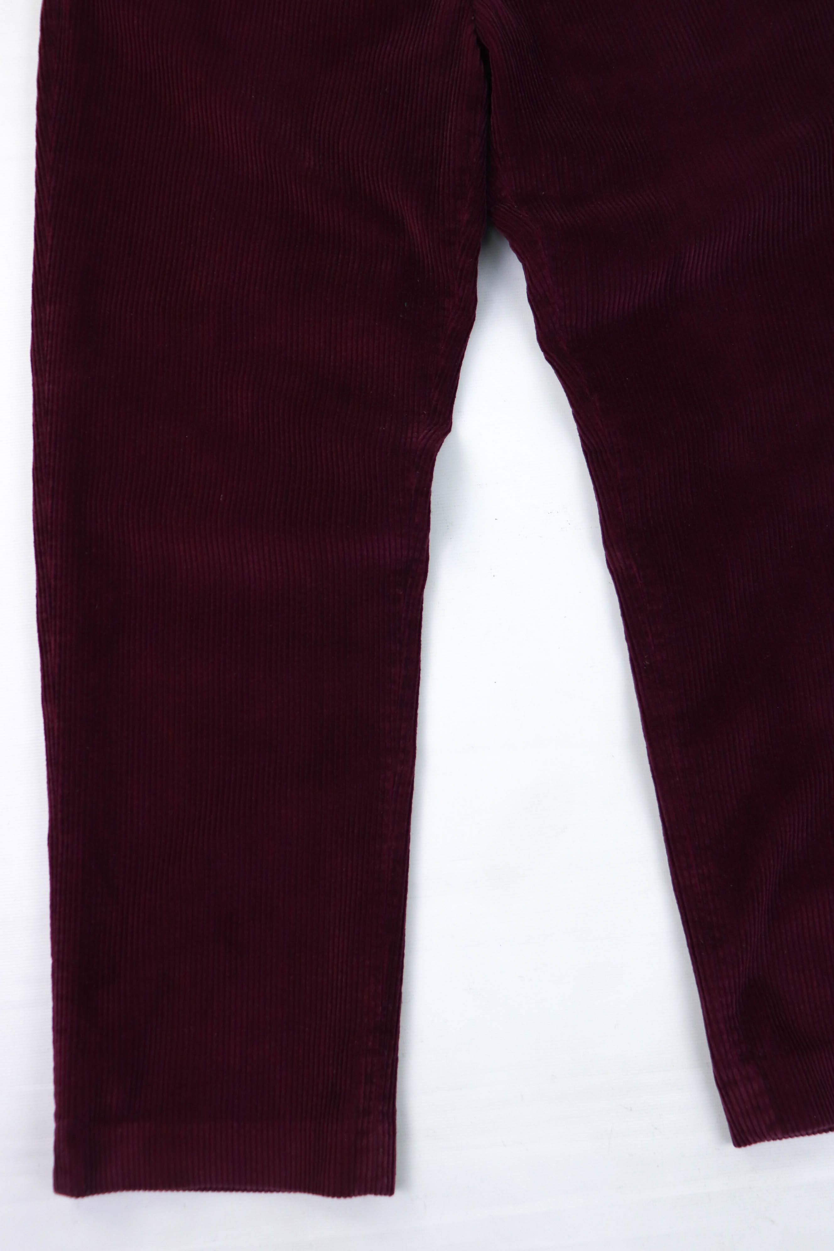 Vintage Peter Christian Gentlemen Outfitters Wine Red Corduroy Pants Size US 32 / EU 48 - 4 Thumbnail