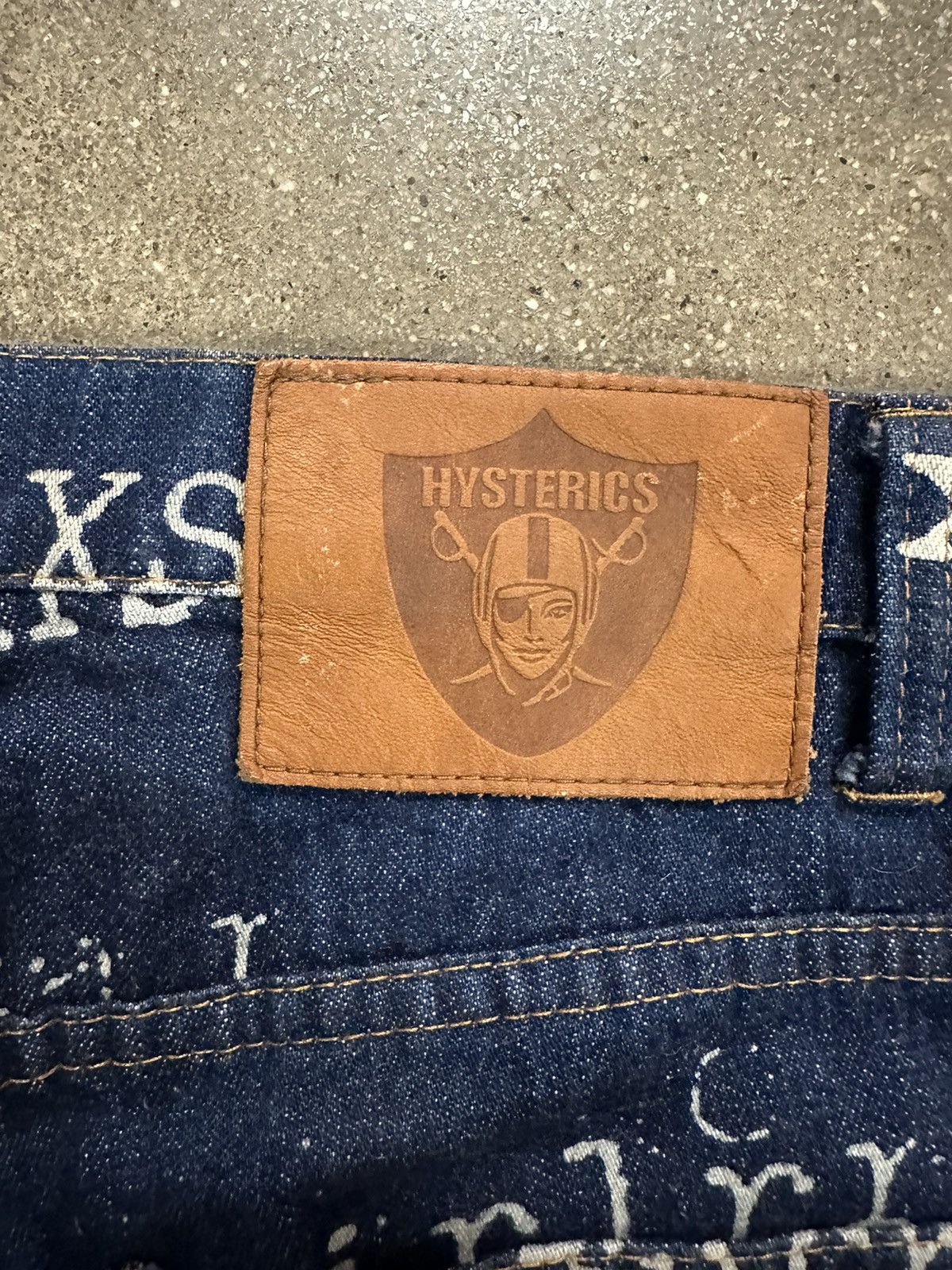 Hysteric Glamour Hysteric Glamour SS99 “Typewriter” Sex Bitch Flare Denim Size US 28 / EU 44 - 4 Thumbnail