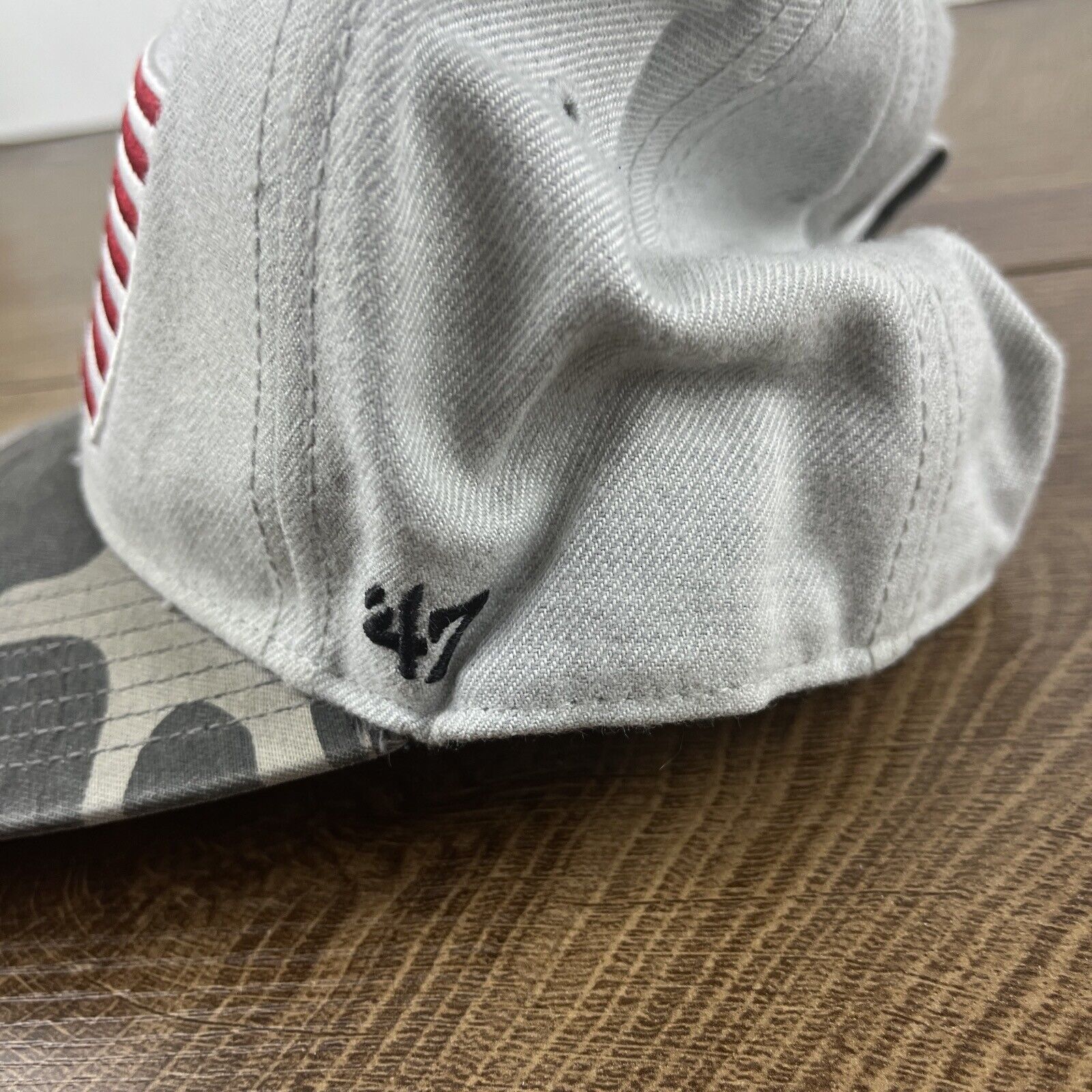 Other USA Flag Hat ’47 Brand USA Snapback Gray Hat Adjustable Adul Size ONE SIZE - 7 Thumbnail