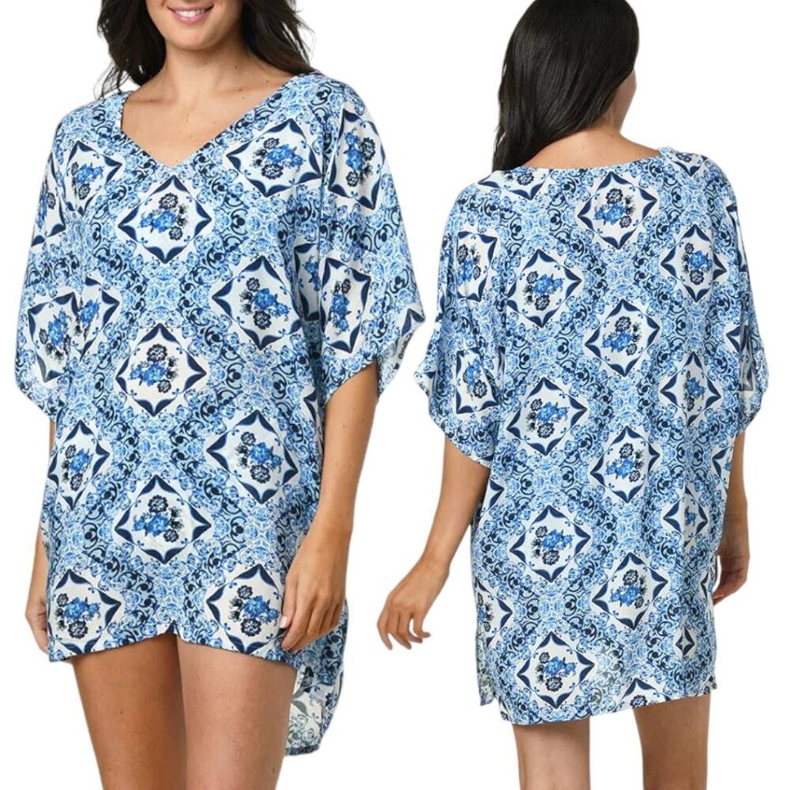 Jantzen Jantzen Sunset Ceramic Tunic Coverup Medium NWOT $89 MSRP Size M / US 6-8 / IT 42-44 - 1 Thumbnail