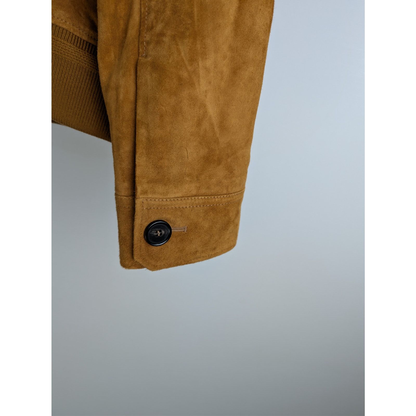 Loro Piana o1rshd1 Suede Jacket Suede Button Jacket in Cognac 52 Size US L / EU 52-54 / 3 - 14 Thumbnail