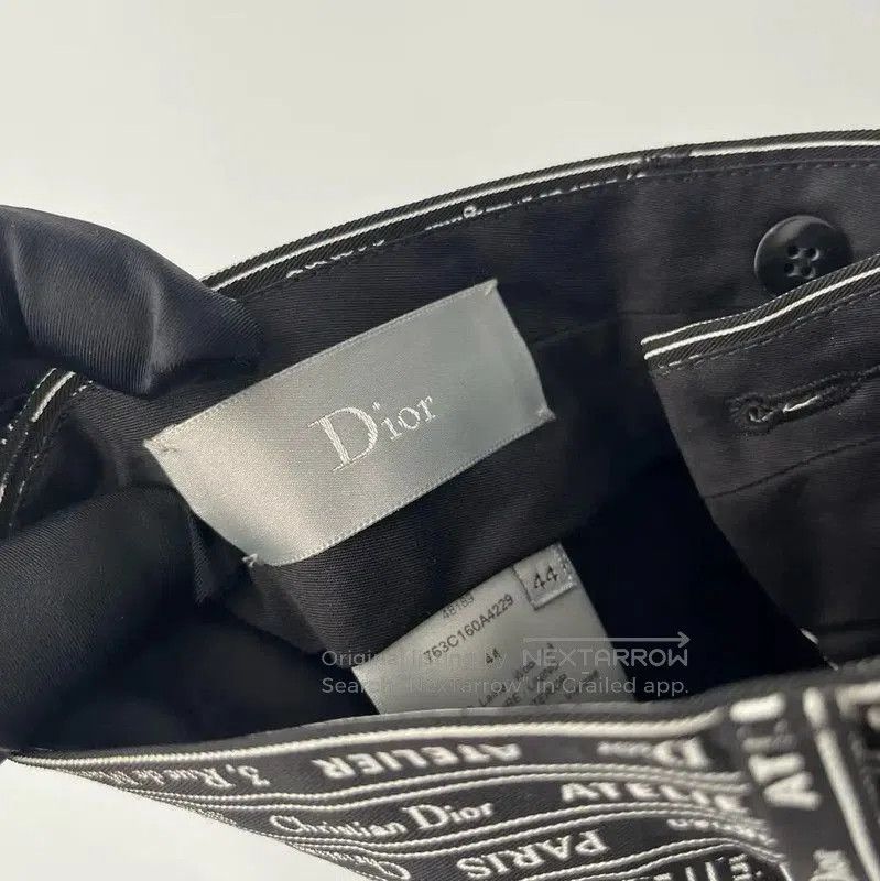Dior Dior Black Polyester Casual Pants . Size US 26 / EU 42 - 3 Thumbnail