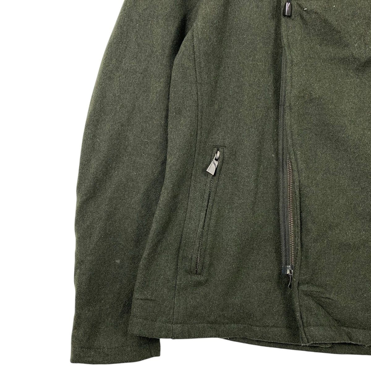 Katharine Hamnett London KATHARINE HAMNETT London Designer Wool Hoodie Blouson Jacket Size M / US 6-8 / IT 42-44 - 5 Thumbnail