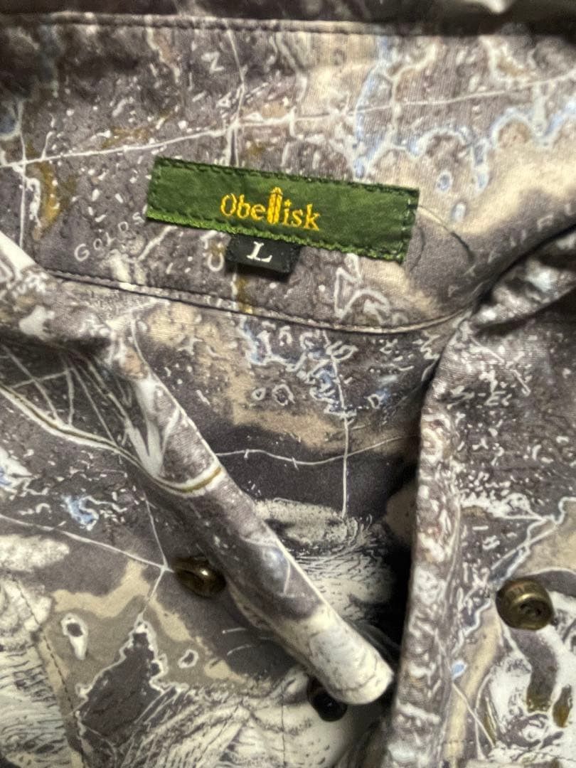 Obelisk Obelisk button-down shirt custom buttons L size Size US L / EU 52-54 / 3 - 4 Thumbnail