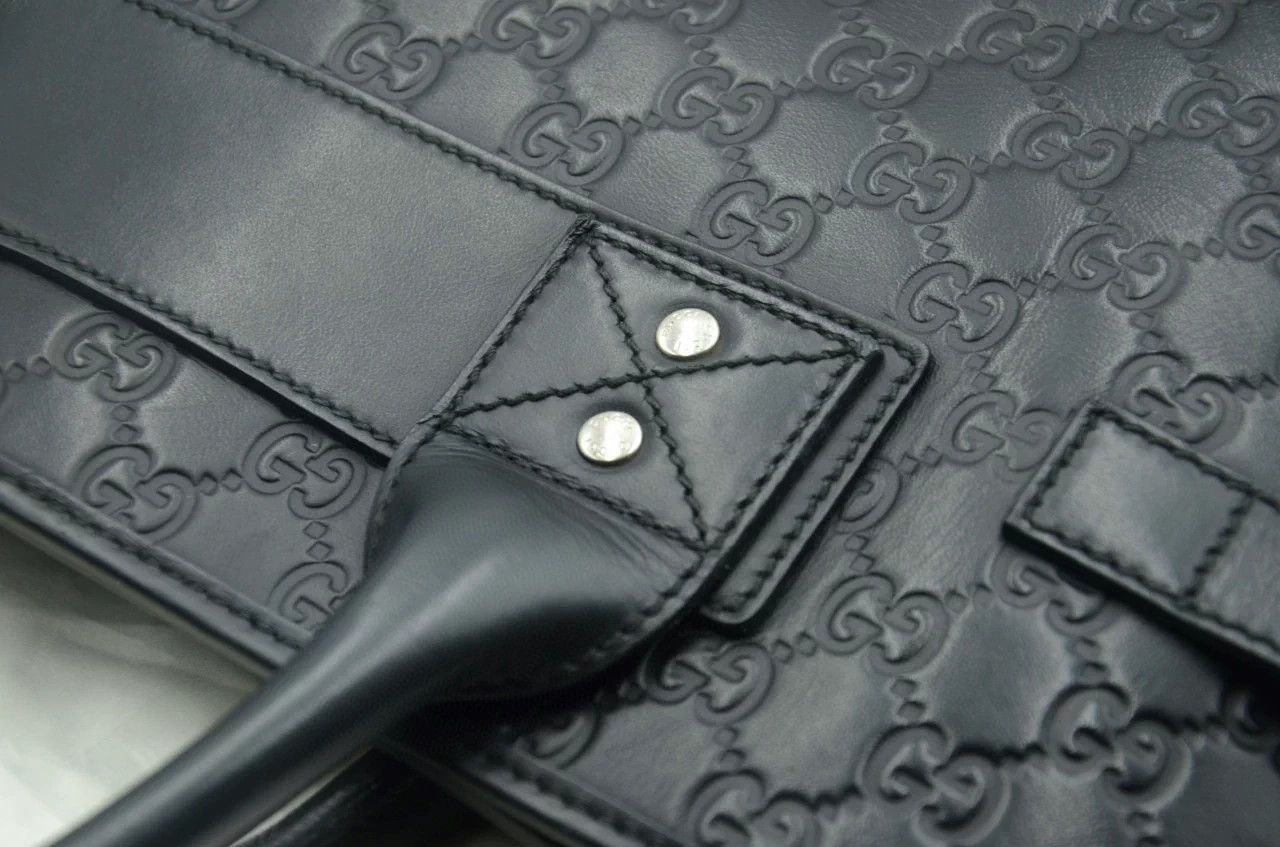 Gucci Gucci GG Supreme leather large black briefcase tote Size 42 - 7 Thumbnail